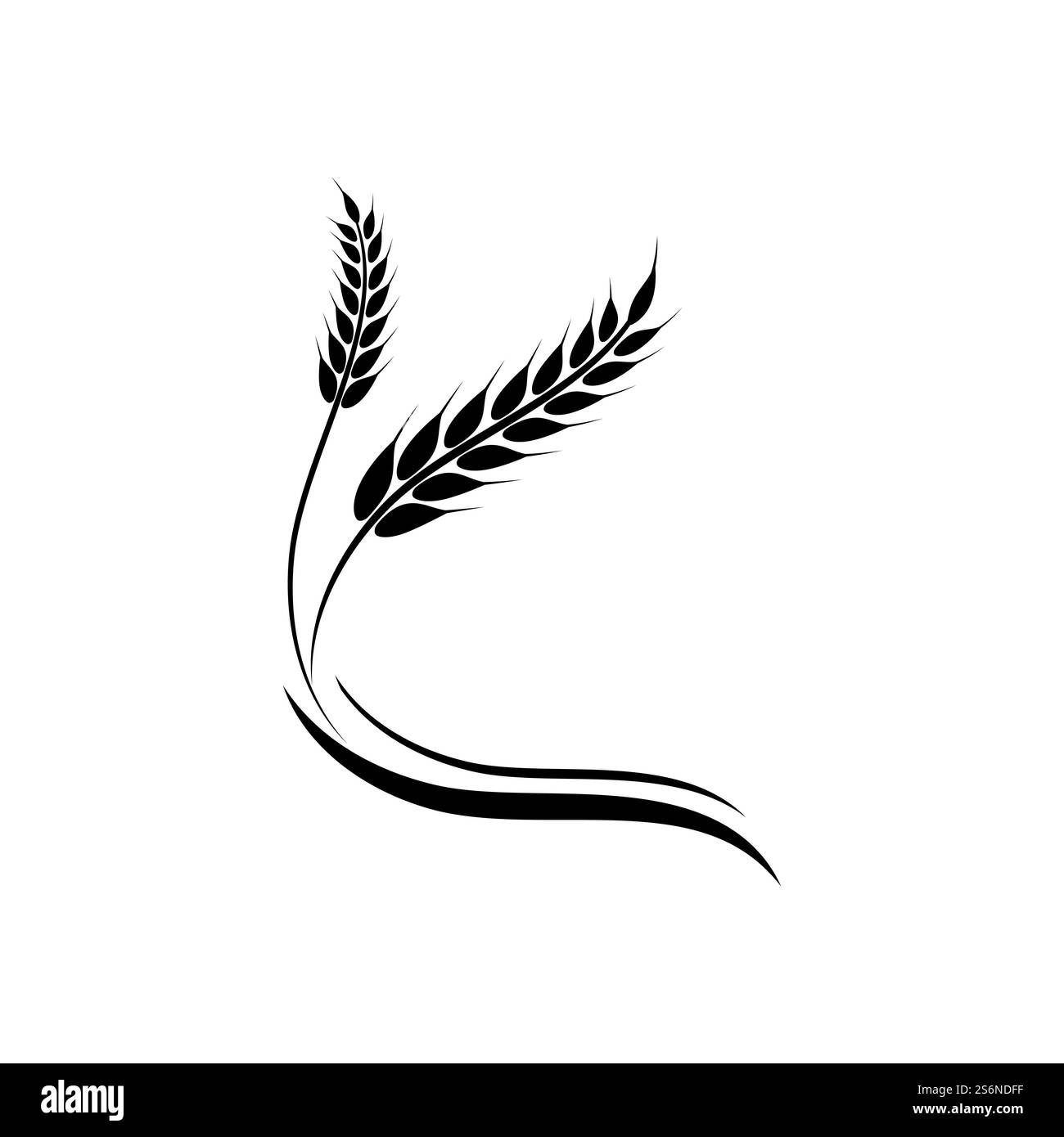 Blé de l'agriculture conception icône vecteur Illustration de Vecteur