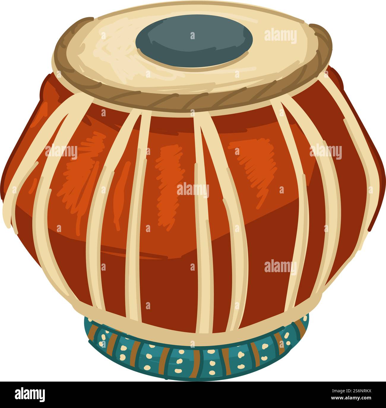 Instrument de musique à l'ancienne, tambours indiens utilisés pour les chansons folkloriques et le divertissement. Base et peau en bois, tambourin rituel chamanique. Jouer des sons et des mélodies tribales. Vecteur dans le style plat. Tambours indiens, instruments de musique à l'ancienne Illustration de Vecteur