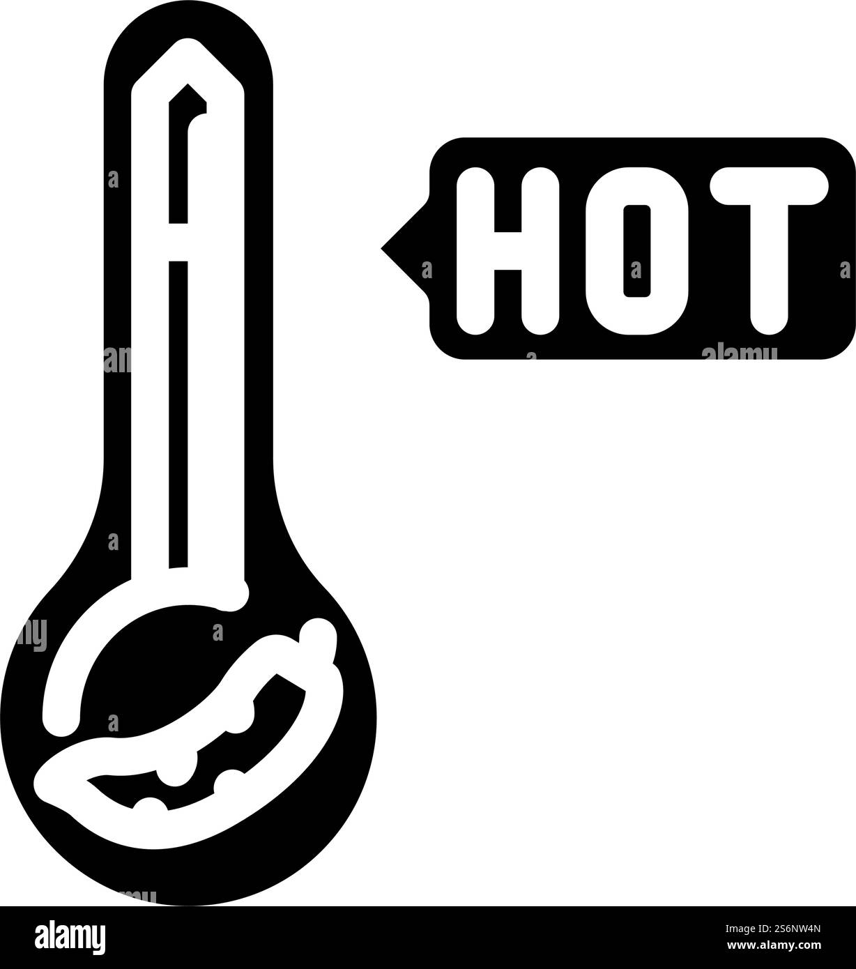 vecteur d'icône de glyphe d'échelle d'épices de piment fort. panneau d'écailles d'épices de piment fort. illustration noire du symbole de contour isolé. illustration vectorielle d'icône de glyphe d'échelle d'épices de piment fort Illustration de Vecteur