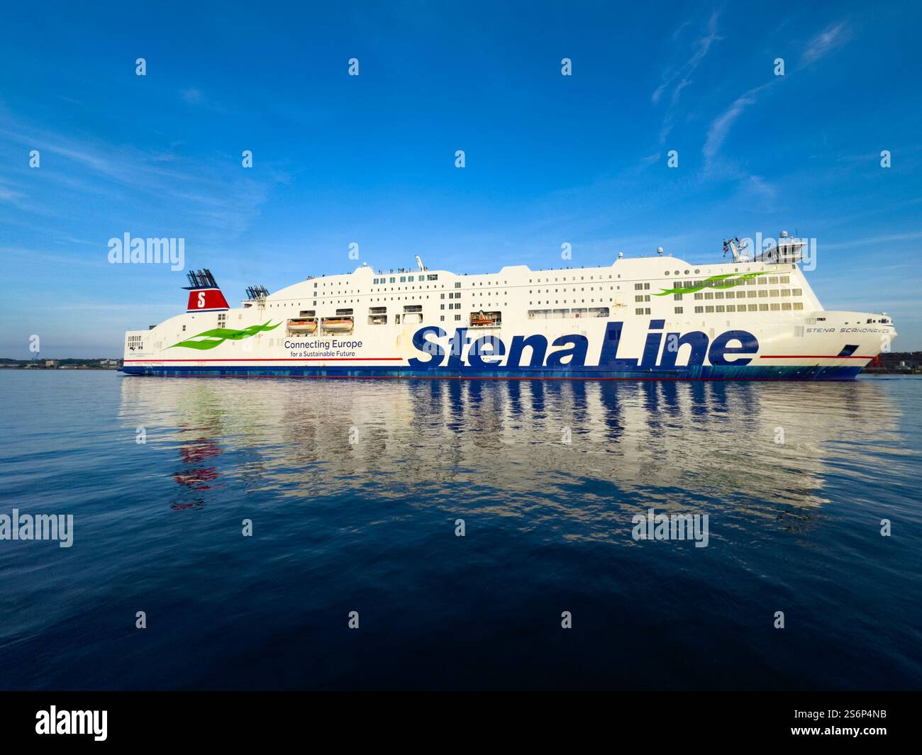 Ferry Stena Line, Kiel, Schleswig-Holstein, Allemagne, Europe Banque D'Images