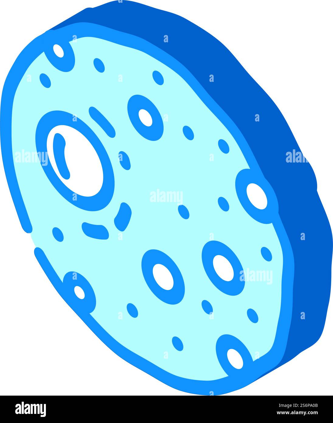 vecteur d'icône isométrique de satellite naturel de la terre de lune. signe satellite naturel de la terre lunaire. illustration de symbole isolé. illustration vectorielle d'icône isométrique de satellite naturel de la terre de lune Illustration de Vecteur