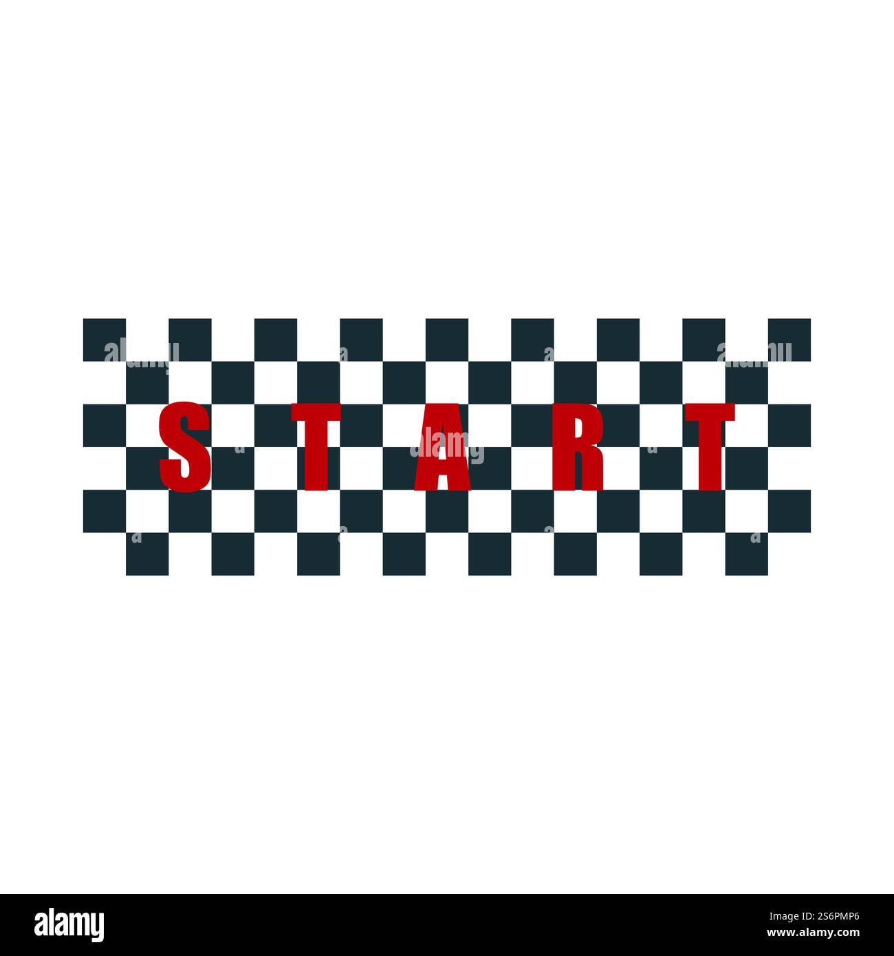 L'icône du drapeau de course, simple vecteur illustration design Illustration de Vecteur