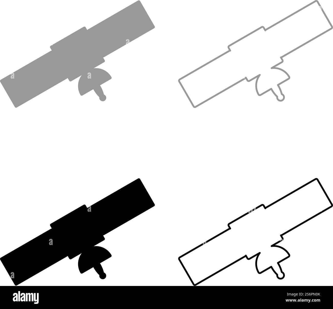 Silhouette satellite World global net concept space set icône gris noir couleur illustration vectorielle image simple style plat plein contour ligne de contour mince. Silhouette satellite World global net concept space set icône gris noir couleur illustration vectorielle image style plat plein contour ligne mince Illustration de Vecteur