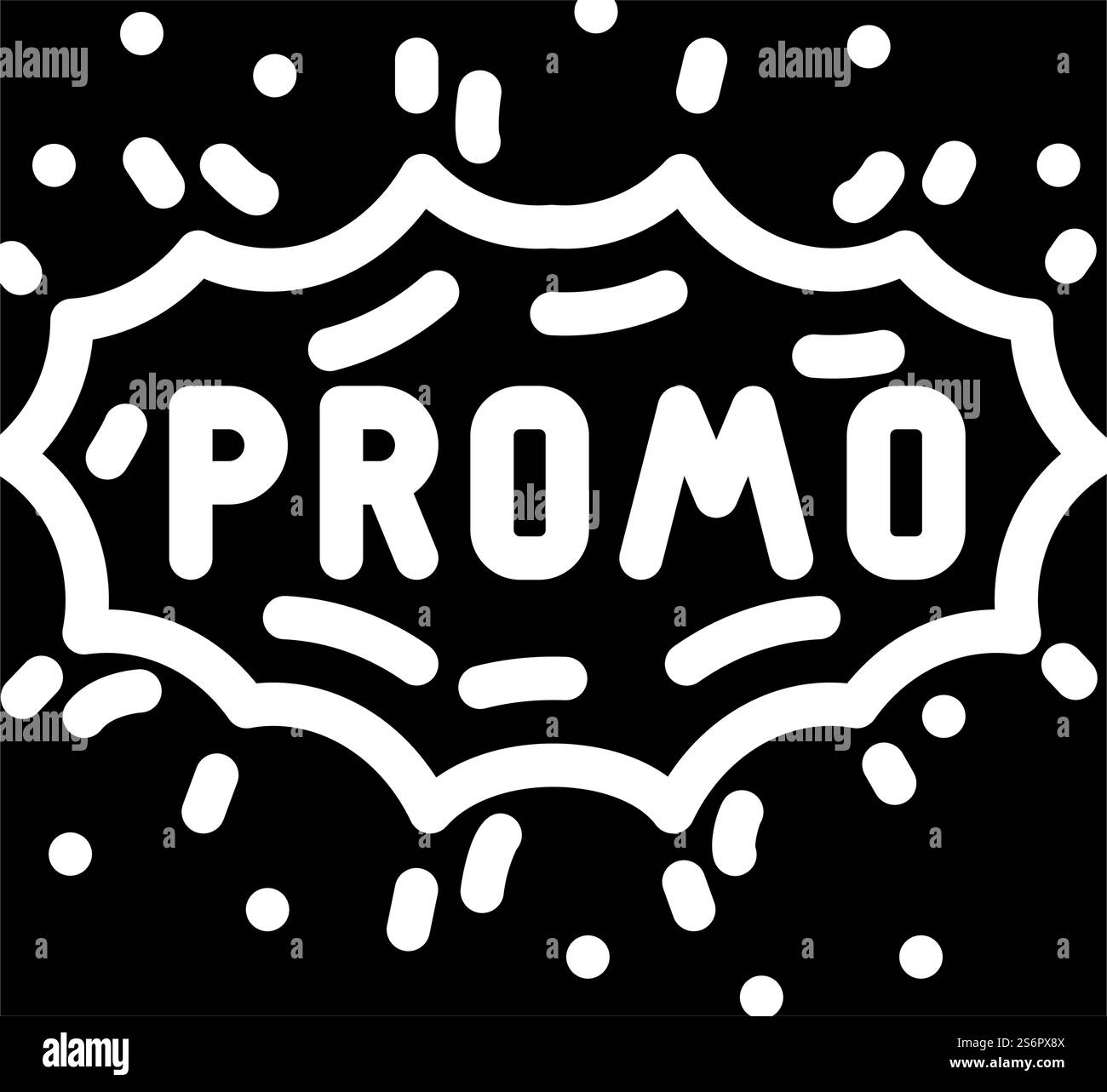 les rumeurs parlent de réductions vecteur d'icône de glyphe. les rumeurs parlent de signe de rabais. illustration noire du symbole de contour isolé. les rumeurs parlent de réductions illustration vectorielle d'icône de glyphe Illustration de Vecteur