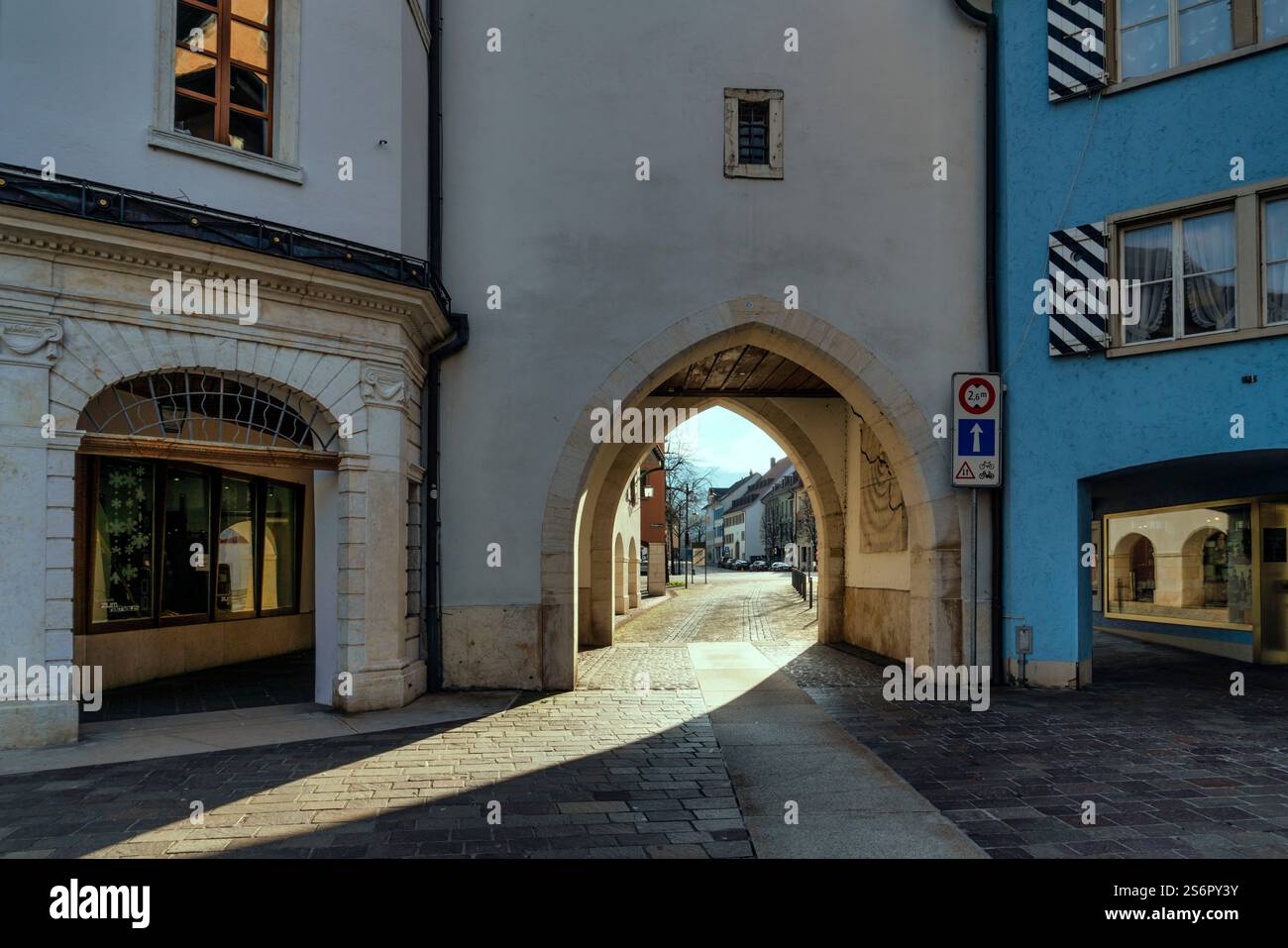 Laufen BL est la ville principale de la vallée de Laufen dans le canton de Baselland Banque D'Images