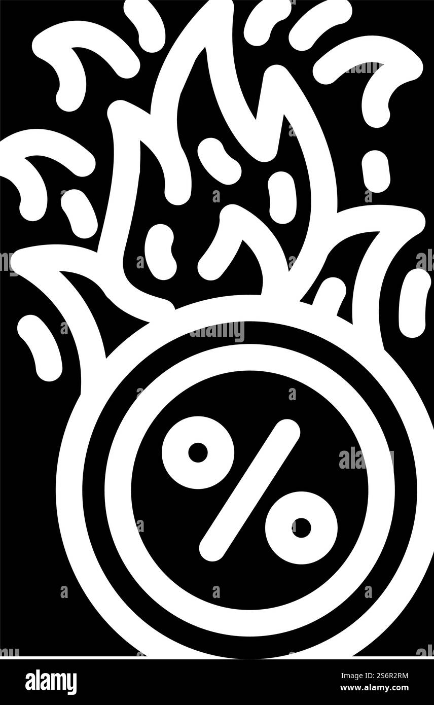 vecteur d'icône de glyphe de voiture promo. panneau de promotion de voiture. illustration noire du symbole de contour isolé. illustration vectorielle d'icône de glyphe de voiture promo Illustration de Vecteur