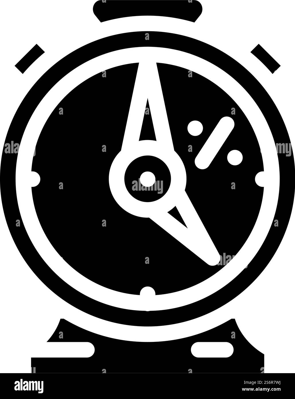 recherche de réductions vecteur d'icône de glyphe. recherche d'un signe de réduction. illustration noire du symbole de contour isolé. recherche de réductions illustration vectorielle d'icône de glyphe Illustration de Vecteur