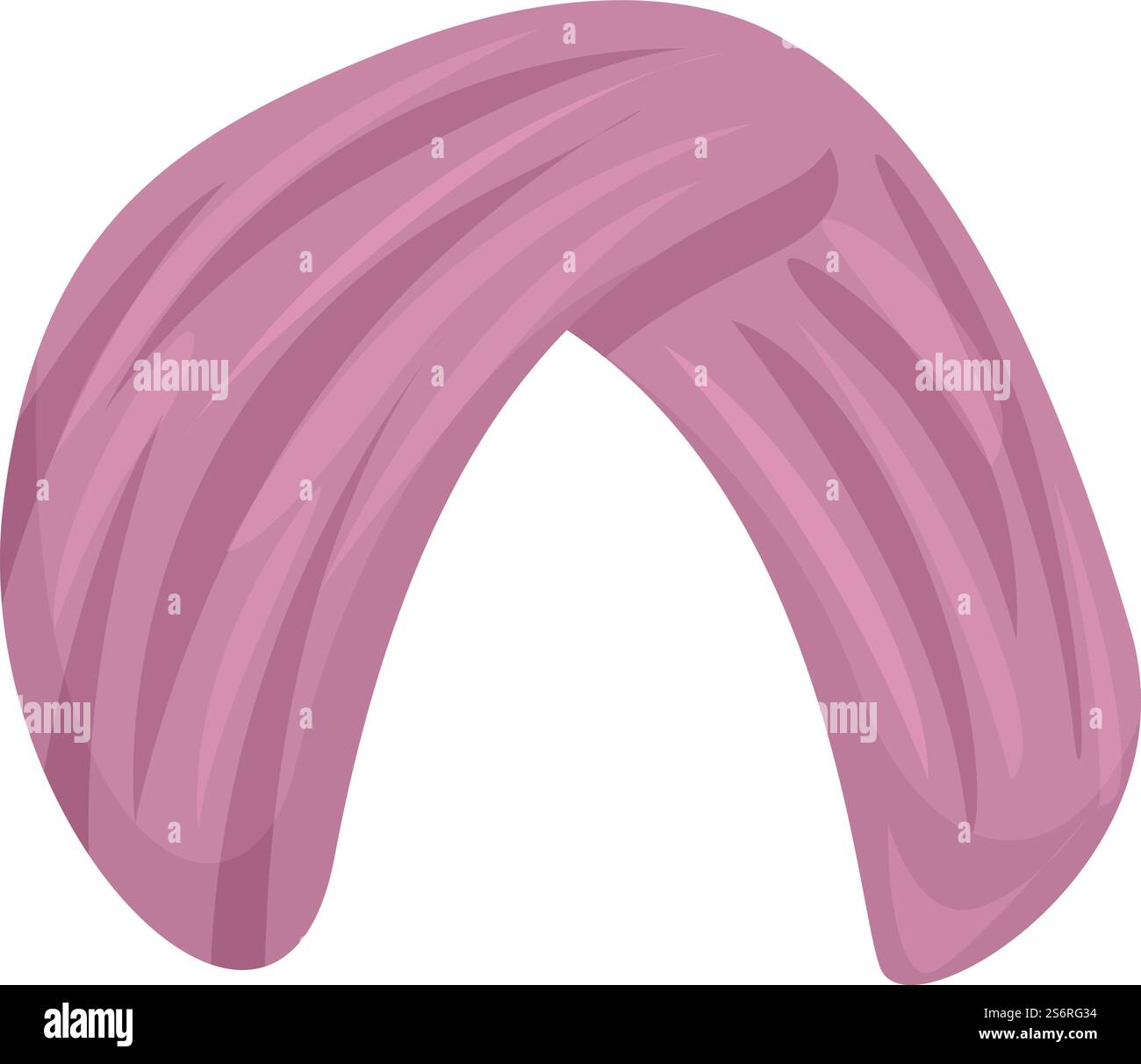 Vecteur de dessin animé d'icône de turban Inde. Chapeau arabe. Coiffe indienne. Vecteur de dessin animé d'icône de turban Inde. Chapeau arabe Illustration de Vecteur