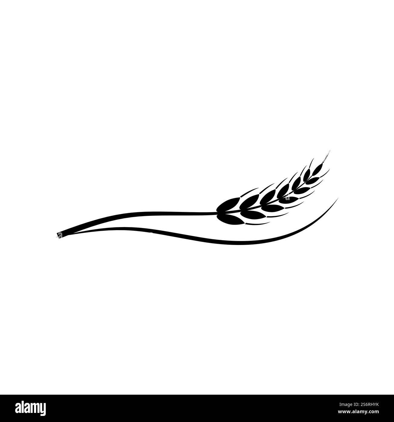 Blé de l'agriculture conception icône vecteur Illustration de Vecteur