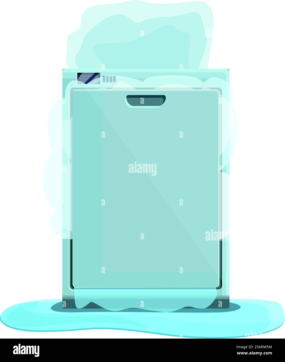 Vecteur de dessin animé d'icône de lave-vaisselle d'entretien. Réparer le ménage. Appareil de cuisine. Vecteur de dessin animé d'icône de lave-vaisselle d'entretien. Réparer le ménage Illustration de Vecteur