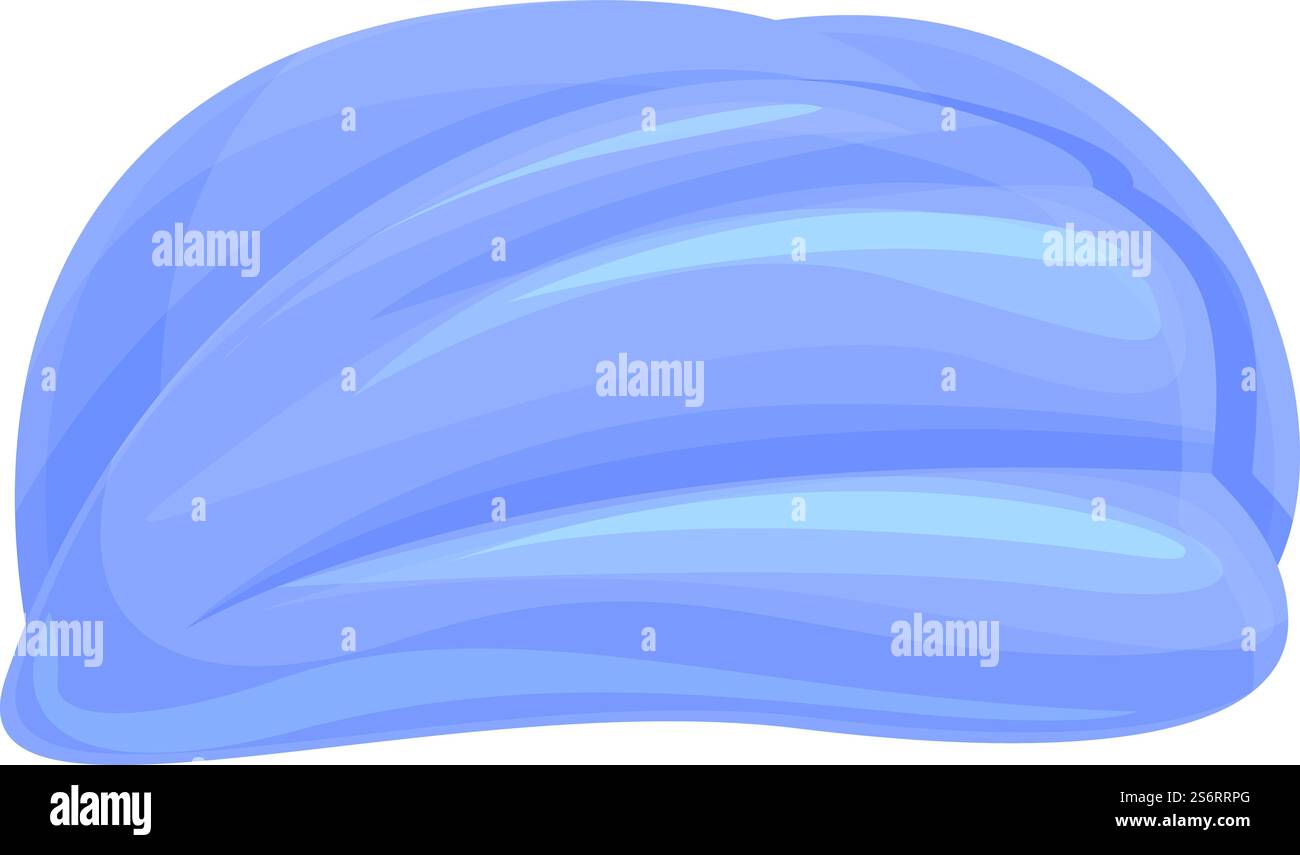 Vecteur de dessin animé d'icône de turban de cancer. Chapeau arabe. Coiffe de Pagdi. Vecteur de dessin animé d'icône de turban de cancer. Chapeau arabe Illustration de Vecteur