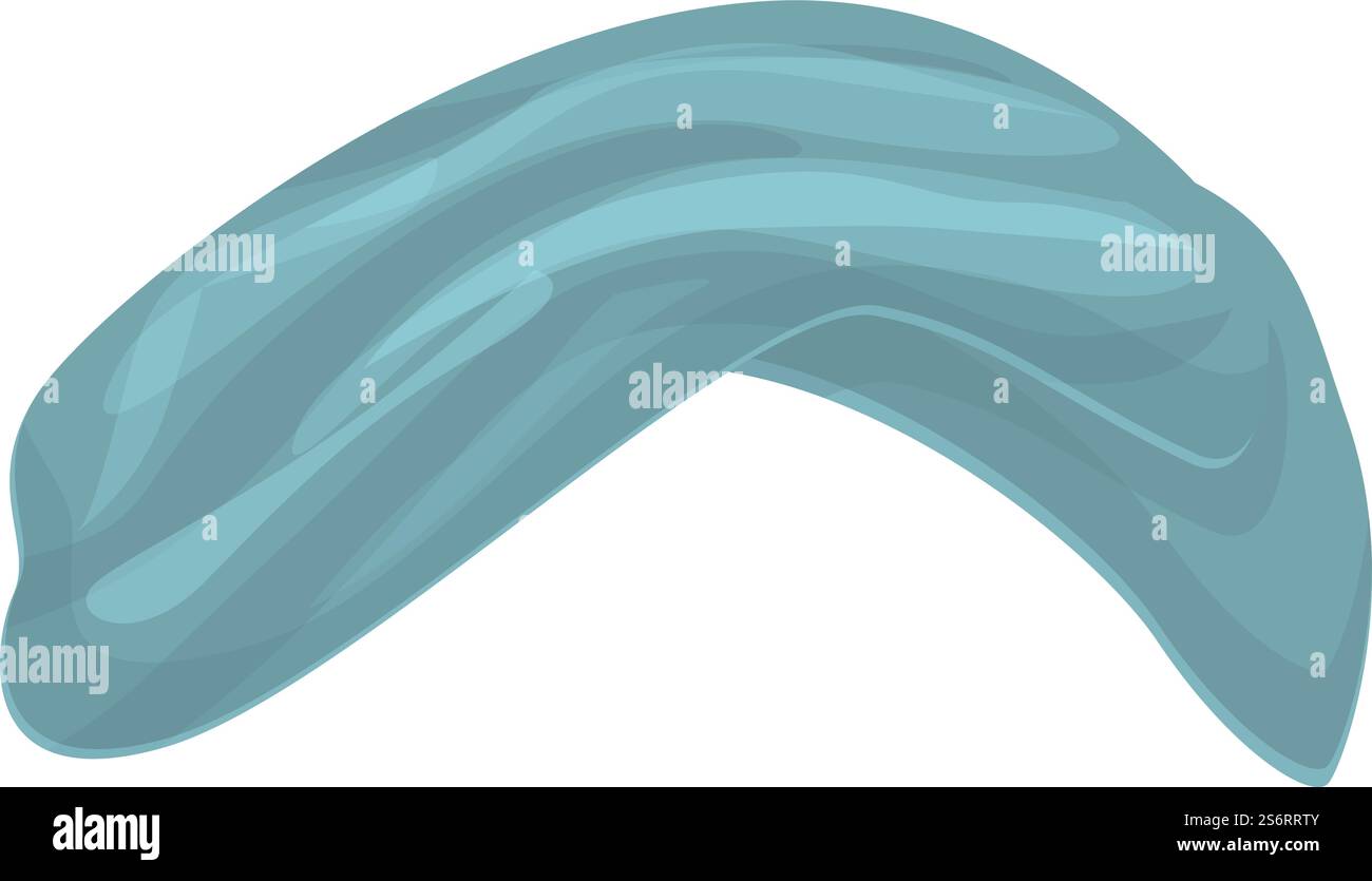 Vecteur de dessin animé d'icône de turban de fermier. Chapeau arabe. Coiffe de Pagdi. Vecteur de dessin animé d'icône de turban de fermier. Chapeau arabe Illustration de Vecteur