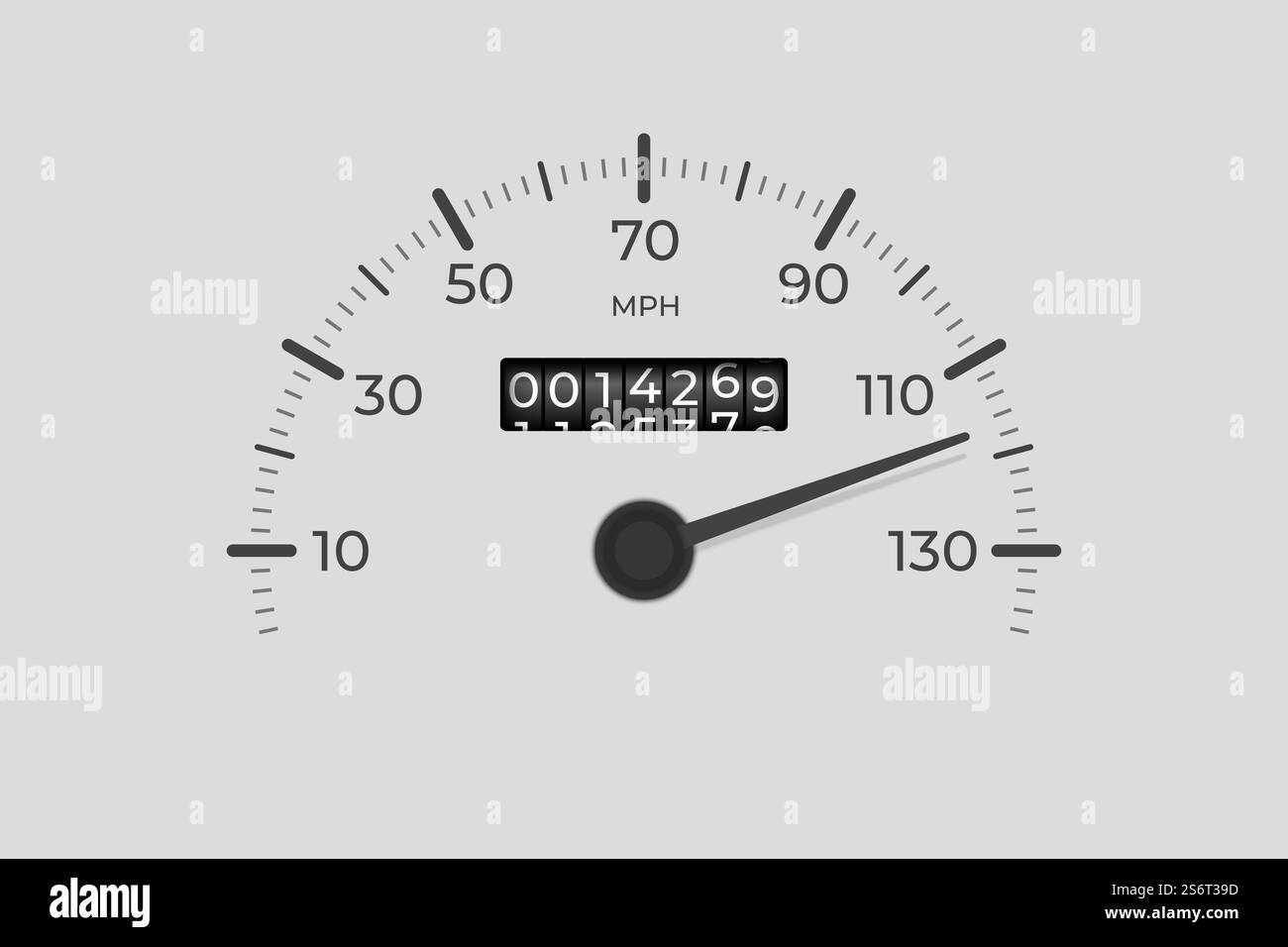 Compteur de vitesse isolé. Kilométrage de voiture, mesure de kilomètres. Contrôle de la vitesse du cercle, tableau de bord accélérant des autos ou des motos, fond vectoriel récent. Illustration du kilométrage de la voiture et de l'indicateur de vitesse. Compteur de vitesse isolé. Kilométrage de voiture, mesure de kilomètres. Contrôle de la vitesse du cercle, tableau de bord accélérant des autos ou des motos, fond vectoriel récent Illustration de Vecteur