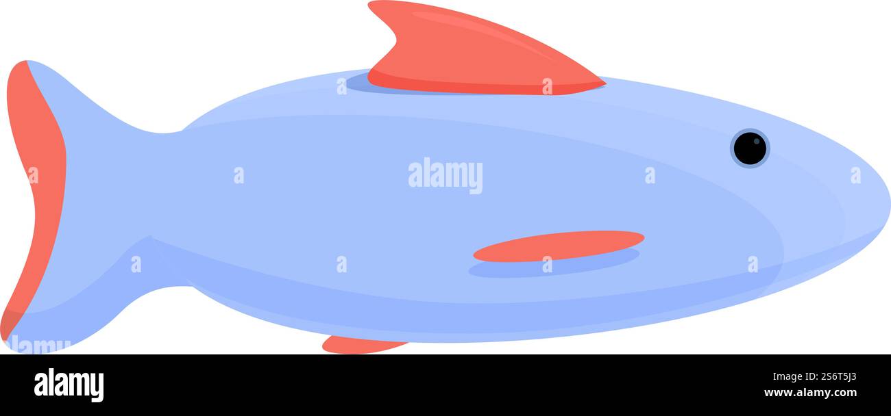 Vecteur de dessin animé d'icône de poisson de glace. Pêche hivernale. Lac gelé. Vecteur de dessin animé d'icône de poisson de glace. Pêche hivernale Illustration de Vecteur