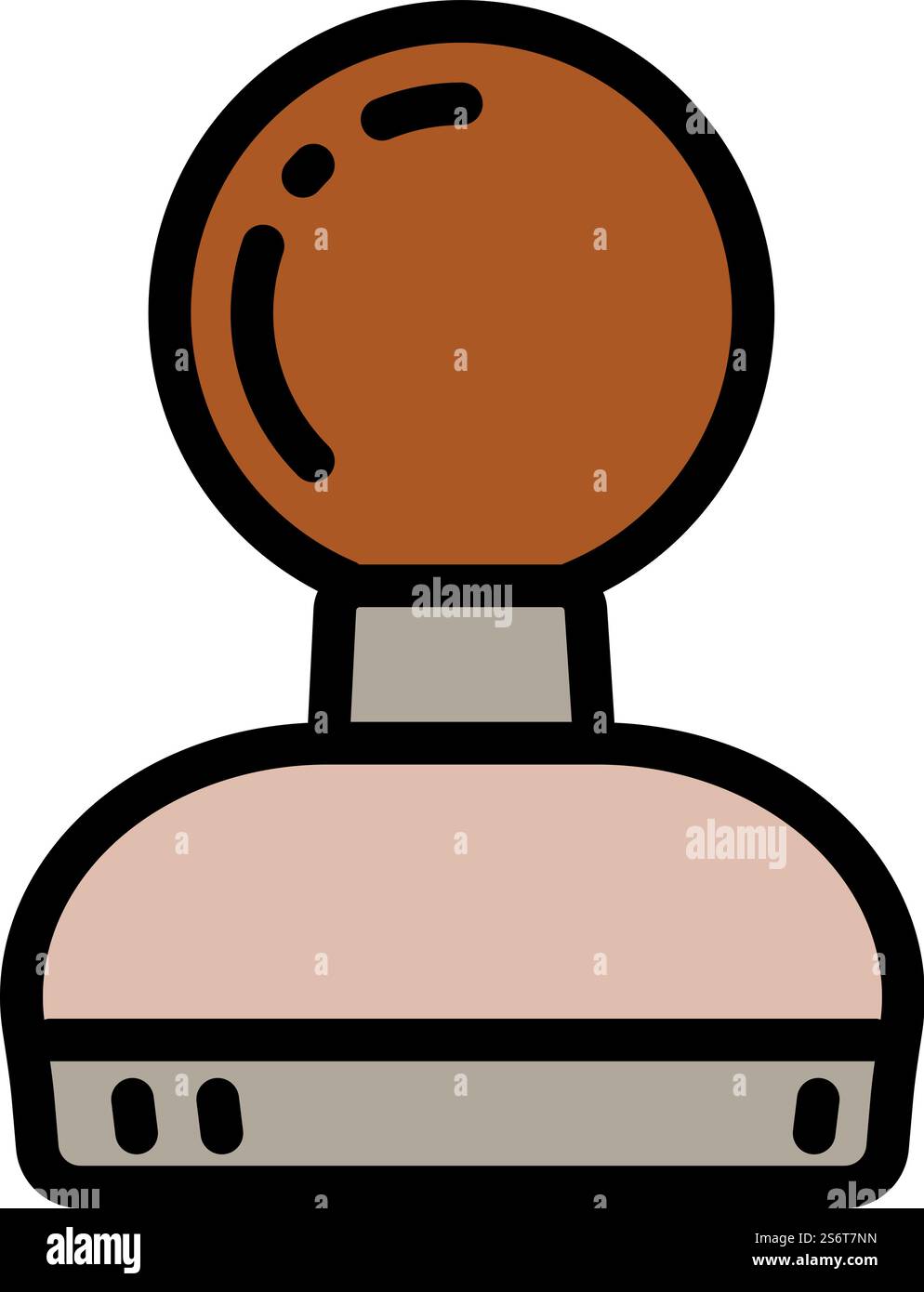 Vecteur de contour d'icône d'outil de café. Café de barista. Boisson de bar. Vecteur de contour d'icône d'outil de café. Café de barista Illustration de Vecteur