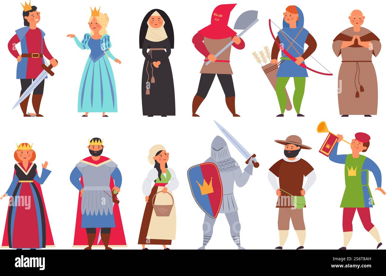 Costumes moyen age paysans Banque de photographies et d’images à haute