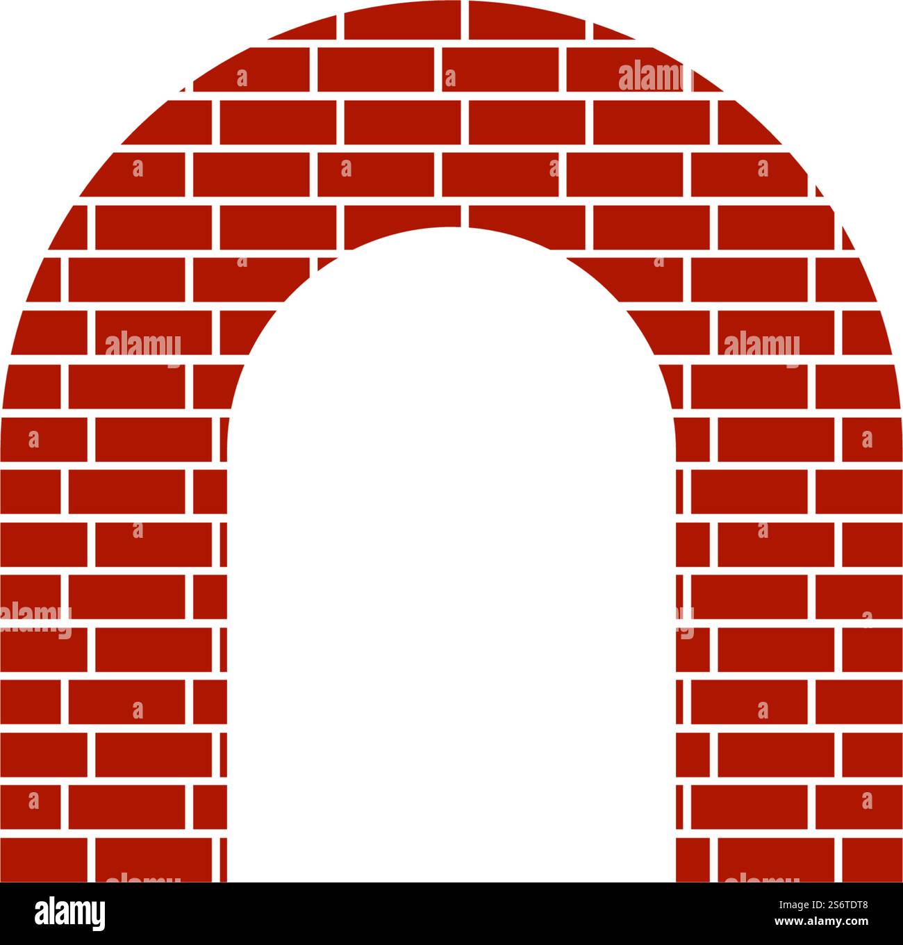 Conception d'ilustration vectorielle de logo de pont de brique Illustration de Vecteur