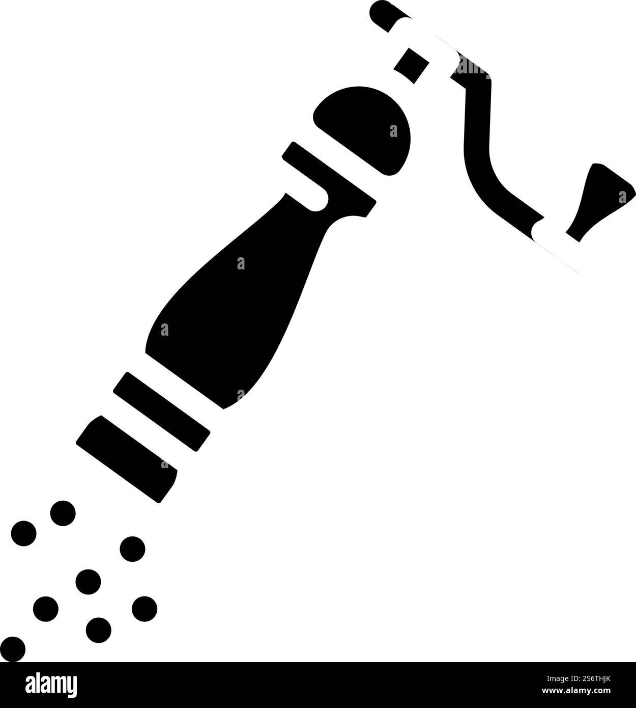 pepper ajoute vecteur d'icône de glyphe. poivre ajouter signe. illustration noire du symbole de contour isolé. pepper ajouter illustration vectorielle d'icône de glyphe Illustration de Vecteur