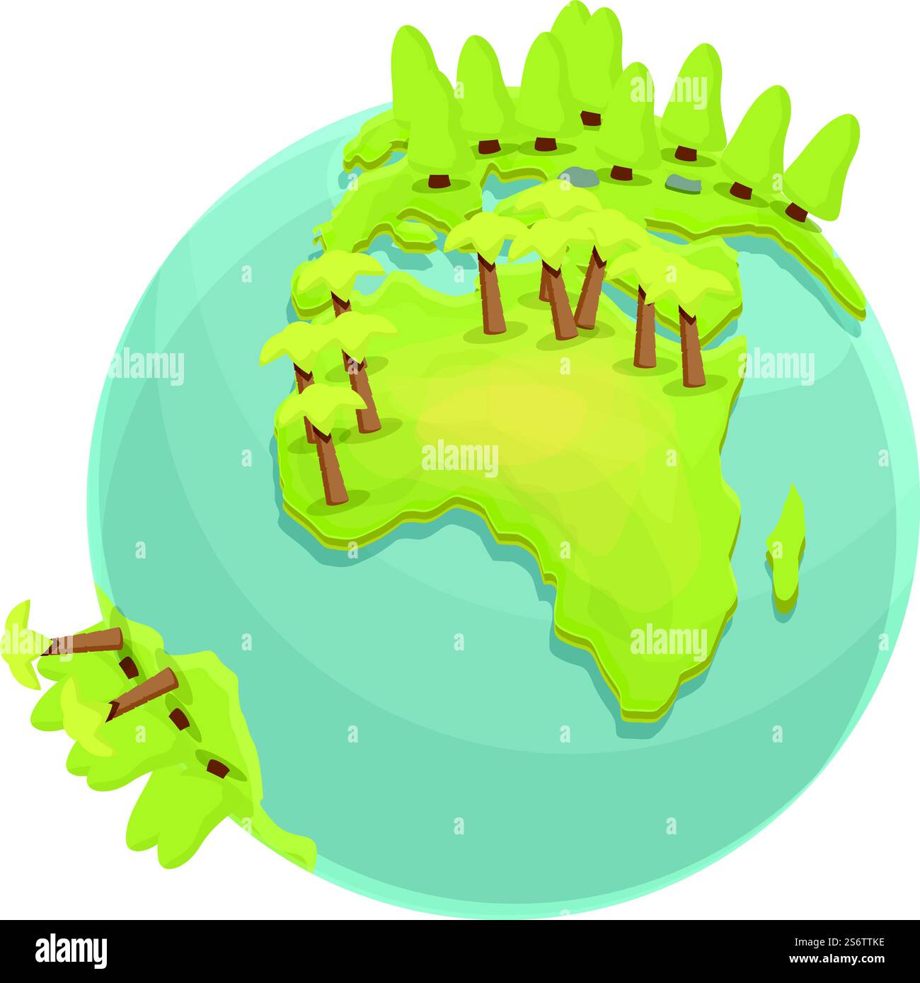 Vecteur de dessin animé d'icône de tourisme de globe. Voyage dans le monde. Masse de la carte. Vecteur de dessin animé d'icône de tourisme de globe. Voyage dans le monde Illustration de Vecteur
