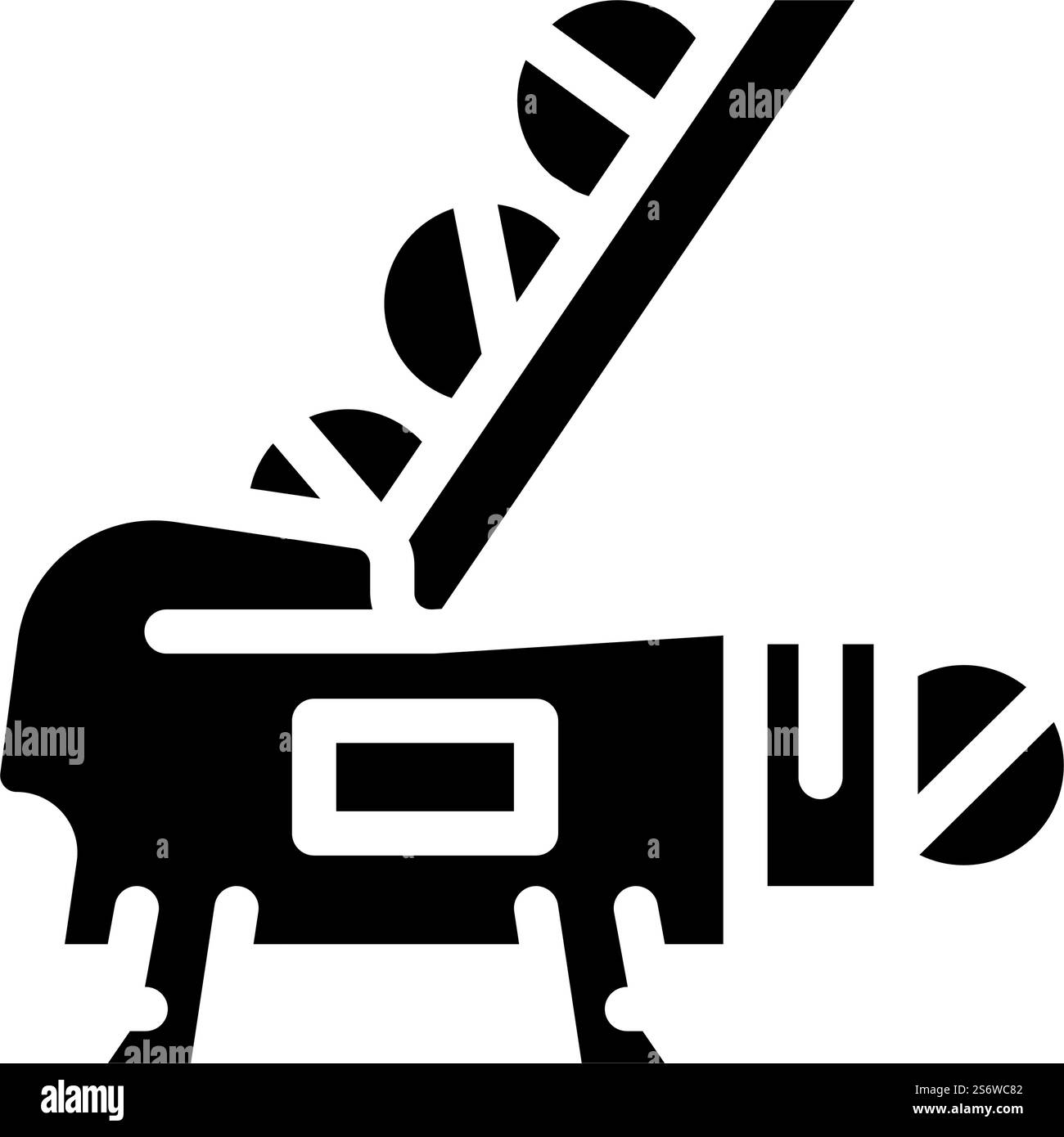 vecteur d'icône de glyphe de distributeur de balles. enseigne pour distributeur de billes. illustration noire du symbole de contour isolé. illustration vectorielle d'icône de glyphe de distributeur de balles Illustration de Vecteur