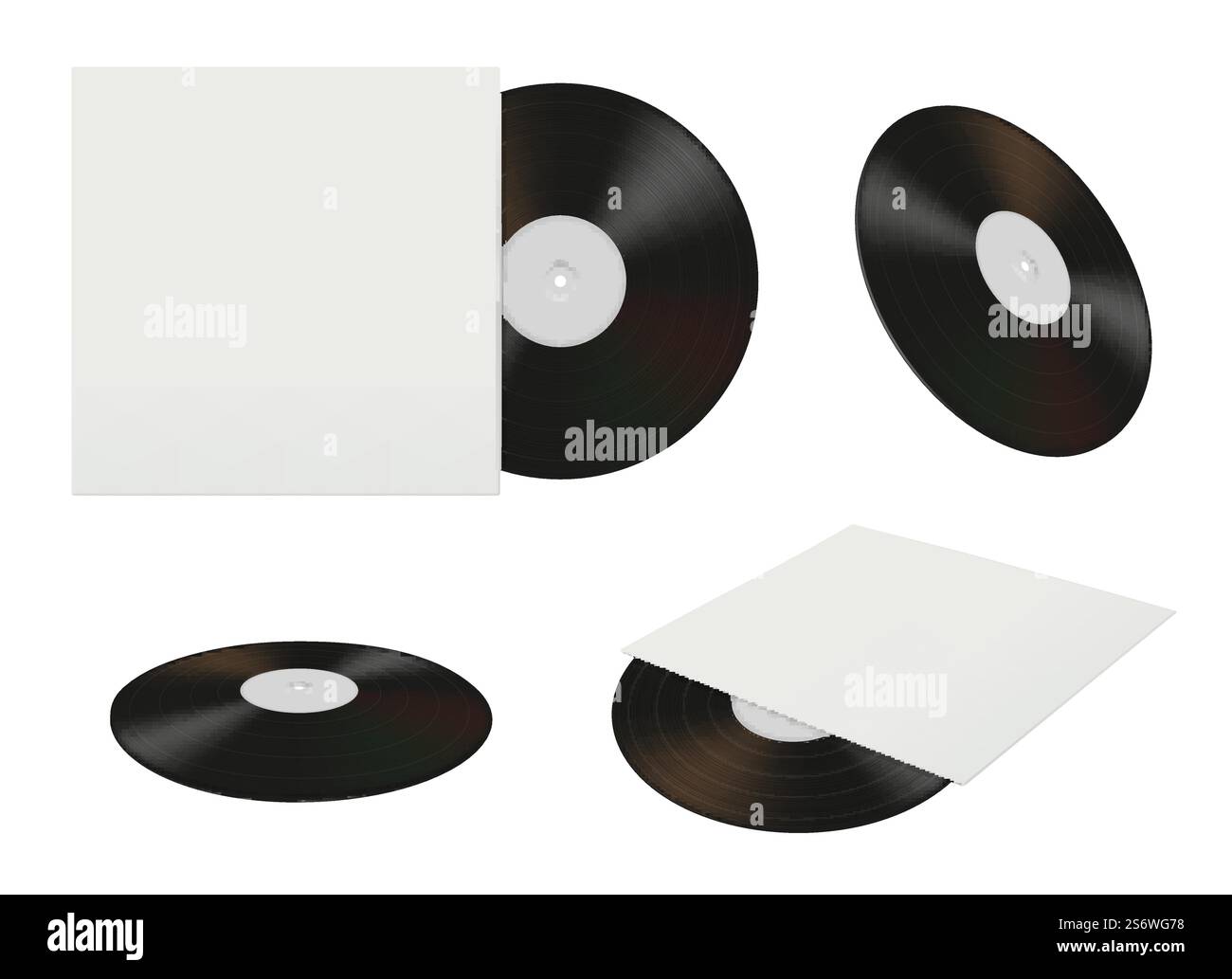 Disque vinyle. Maquette de musique rétro Stuff dj album couverture décent vinyle vecteur dans un style réaliste isolé. Illustration analogique de l'équipement stéréo et audio. Disque vinyle. Maquette de musique rétro Stuff dj album couverture décent vinyle vecteur dans un style réaliste isolé Illustration de Vecteur