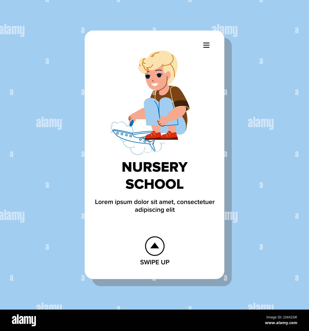 École maternelle Playground Painting Boy Kid Vector. École maternelle temps de loisirs pour dessiner des photos avec de la craie sur asphalte. Personnage enfant éducation et loisirs Web Flat illustration de dessin animé. École maternelle Playground Painting Boy Kid Vector Illustration de Vecteur