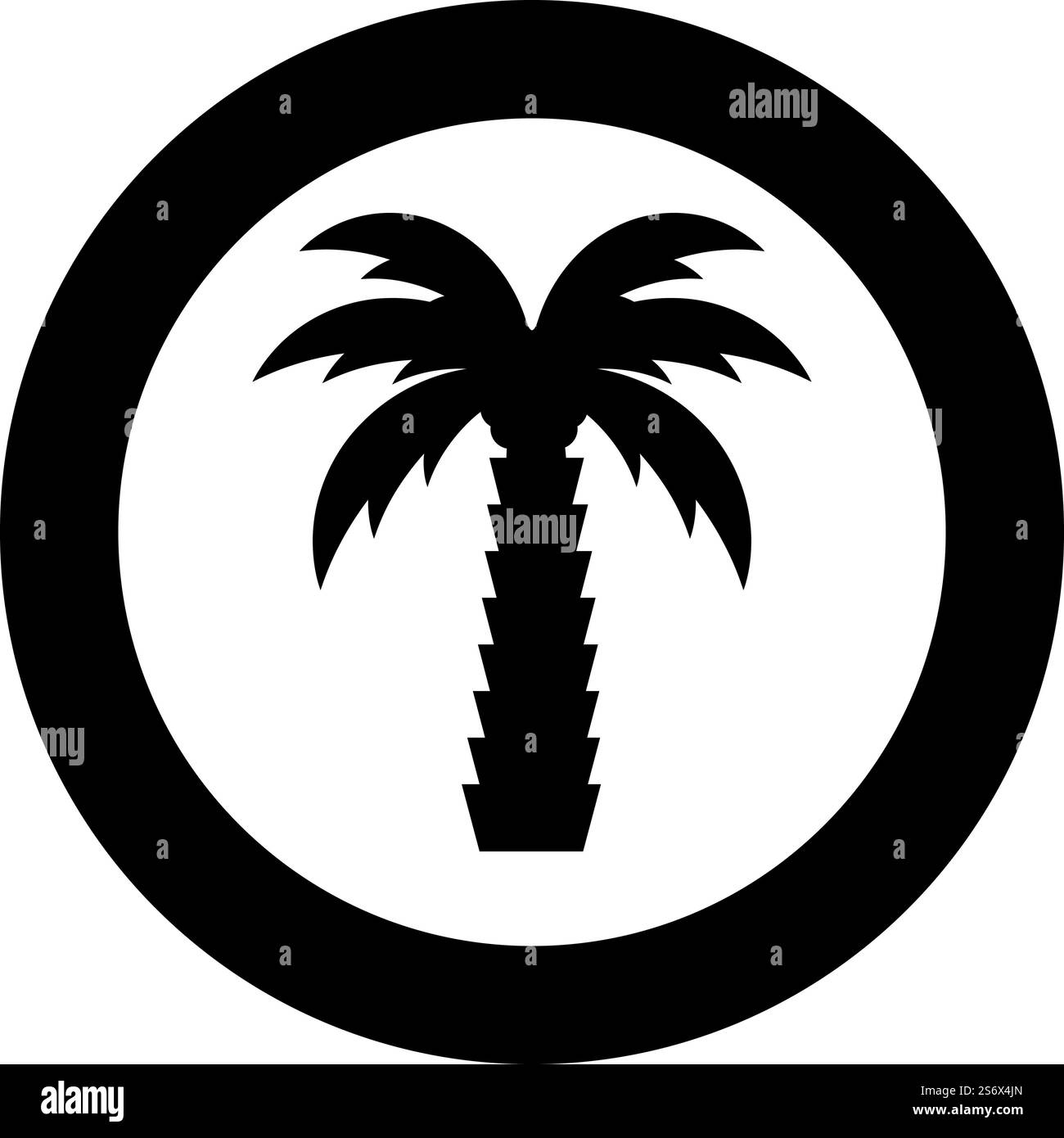 Icône de noix de coco tropicale de palmier en cercle rond noir illustration vectorielle d'image de contour solide style simple. Icône de noix de coco tropicale d'arbre de palmier en cercle rond noir illustration vectorielle d'image de style plein contour Illustration de Vecteur Icône de noix de coco tropicale de palmier en cercle rond noir illustration vectorielle d'image de contour solide style simple. Icône de noix de coco tropicale d'arbre de palmier en cercle rond noir illustration vectorielle d'image de style plein contour Illustration de Vecteur