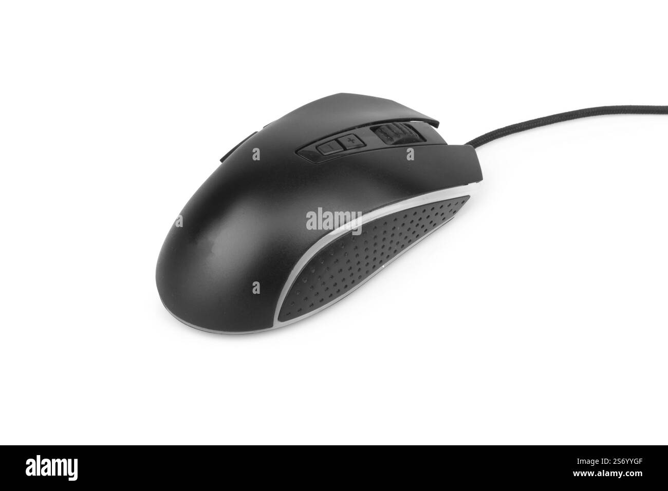joueur de souris isolé sur fond blanc. Banque D'Images