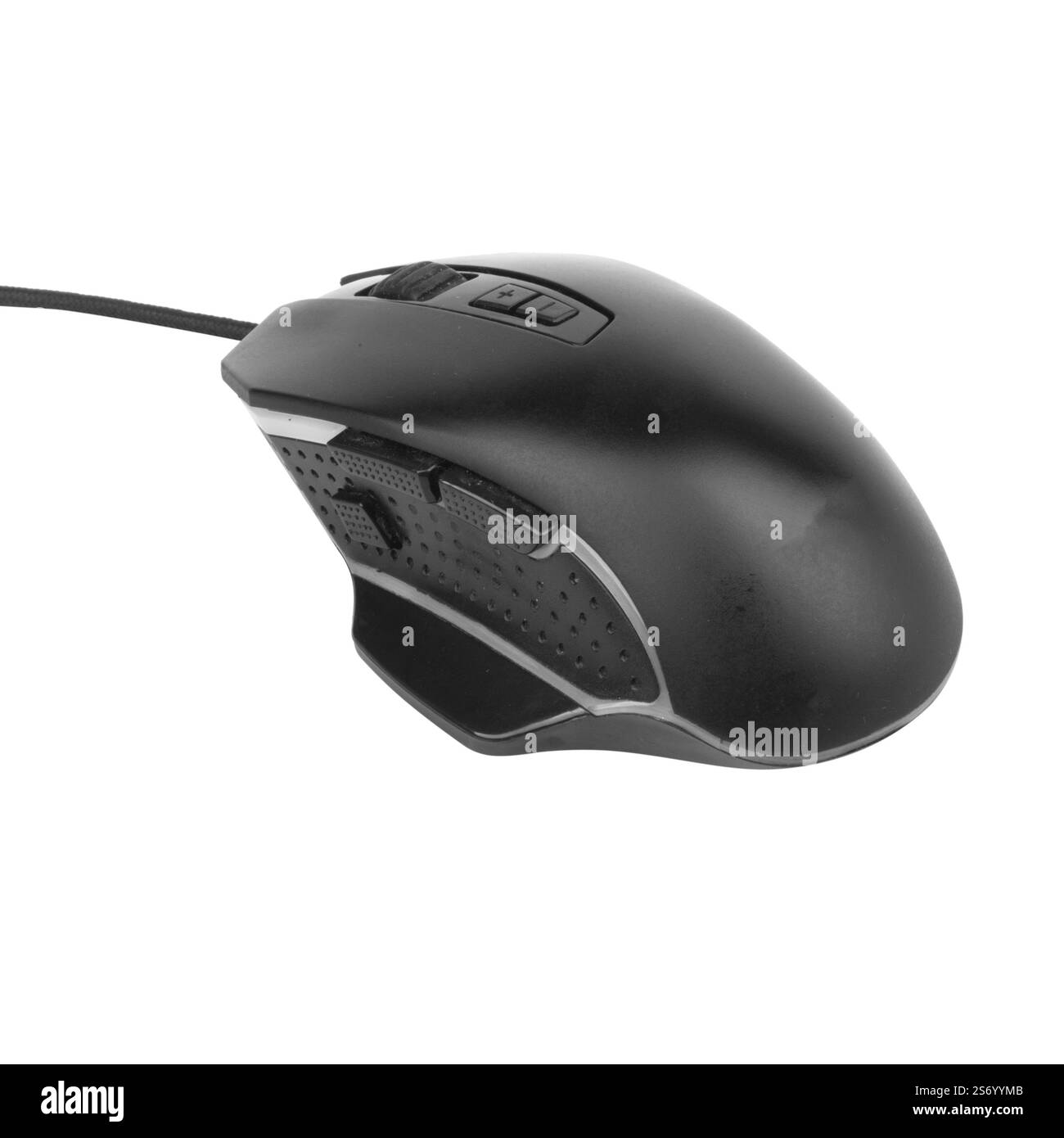 joueur de souris isolé sur fond blanc. Banque D'Images