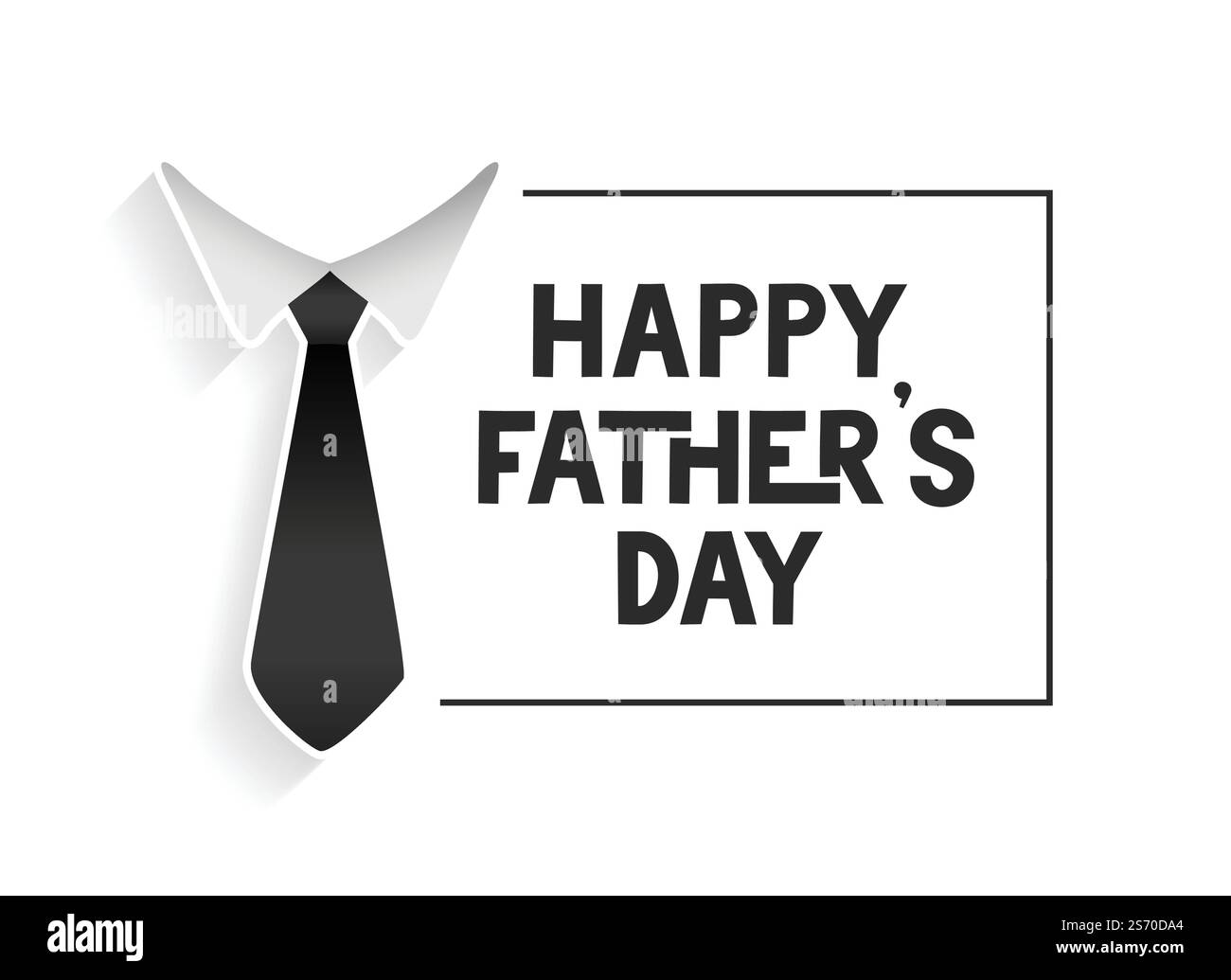 Heureux pères jours conception du modèle. Illustration de Vecteur