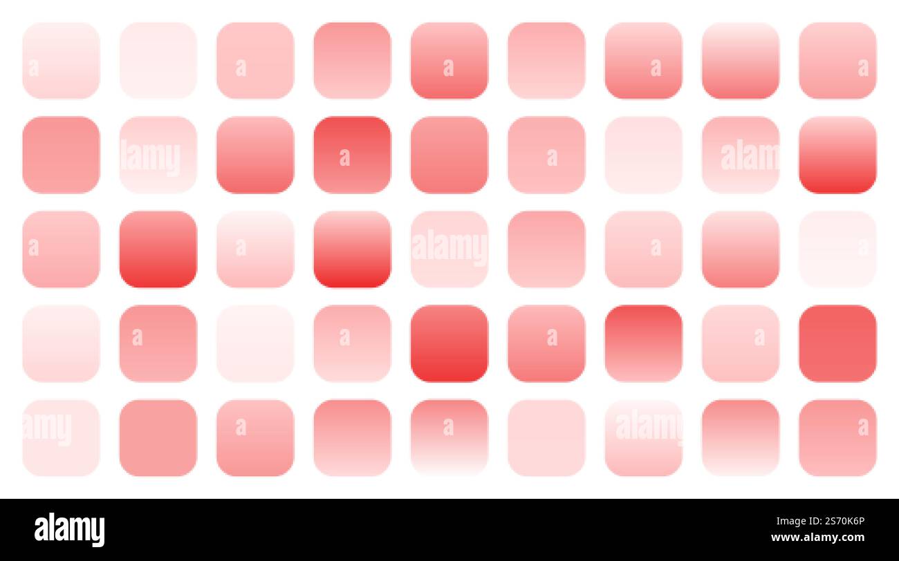 rouge rose dégradés nuances arrière gorund grand ensemble Illustration de Vecteur