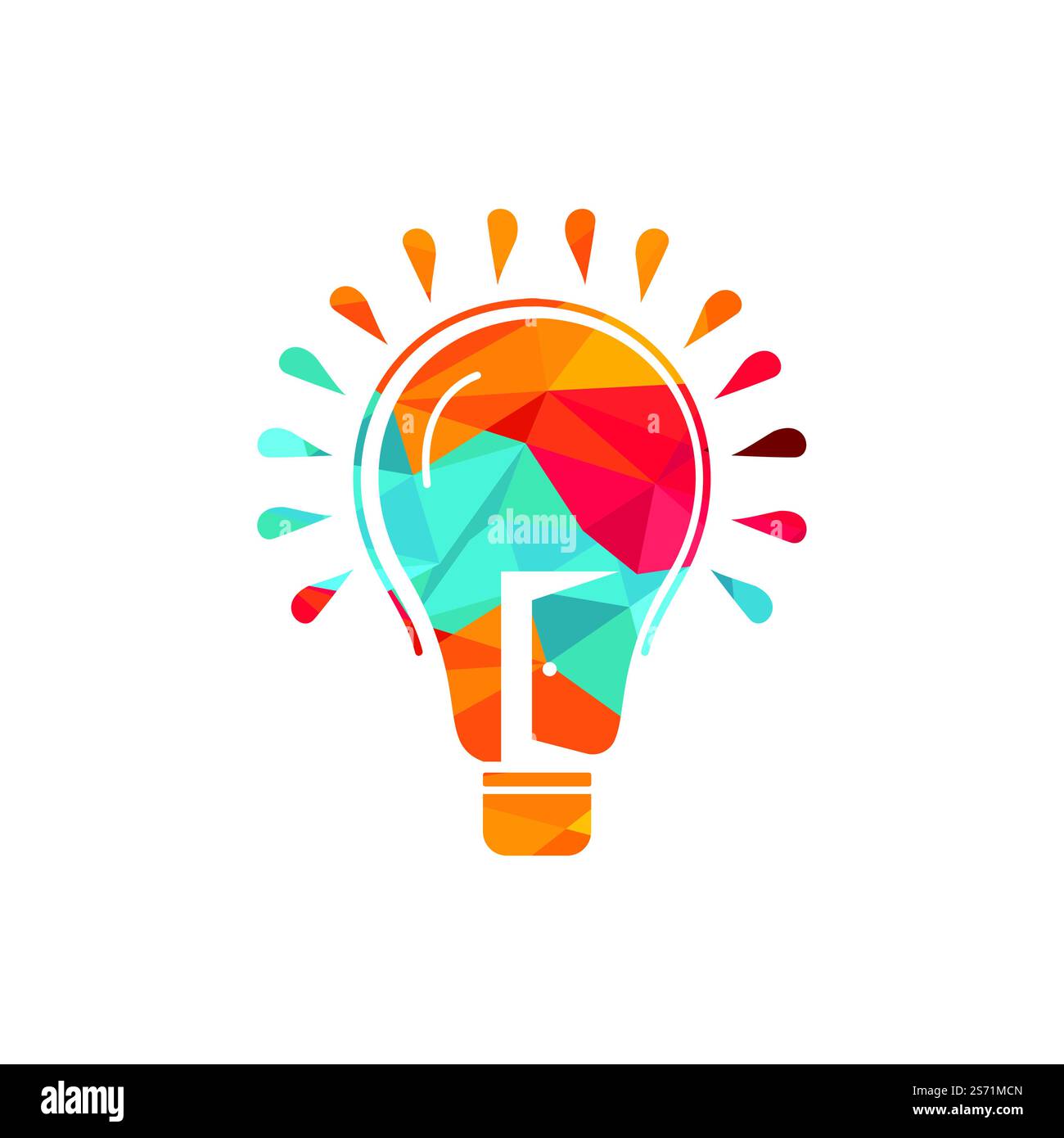 logo « smart room vector ». Logo représentant une ampoule et une pièce. Illustration de Vecteur