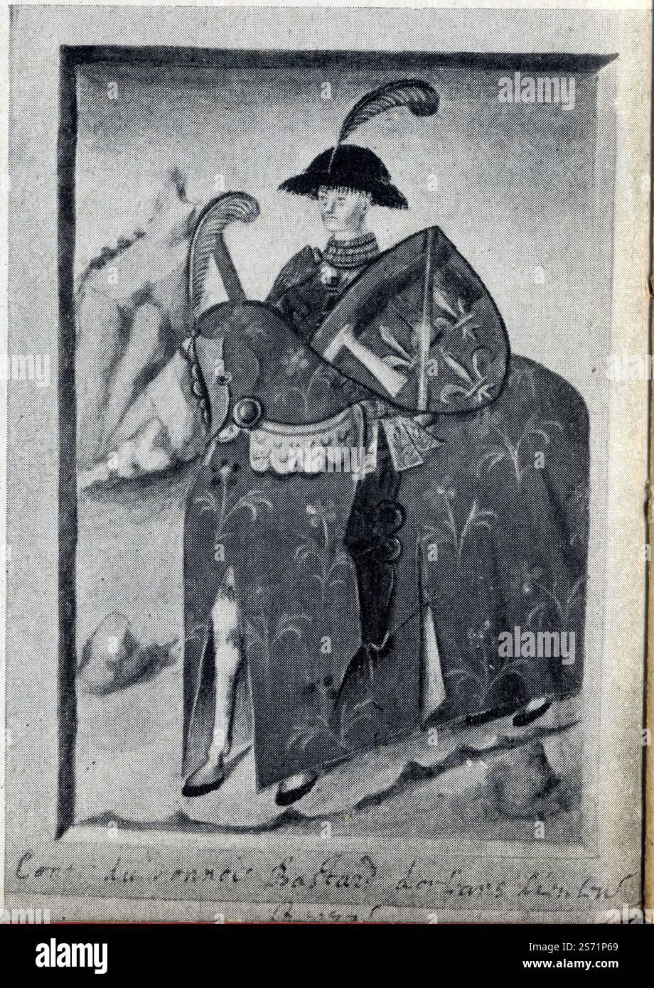 Jean d'Orléans. Dunois, Batard d'Orléans. 1403-1468 Banque D'Images