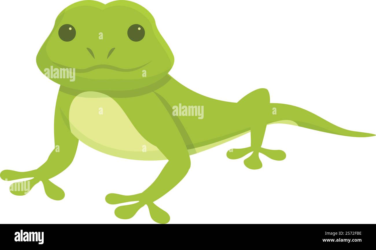 Vecteur de dessin animé d'icône de salamandre. Animal lézard. Reptile tribal. Vecteur de dessin animé d'icône de salamandre. Animal lézard Illustration de Vecteur