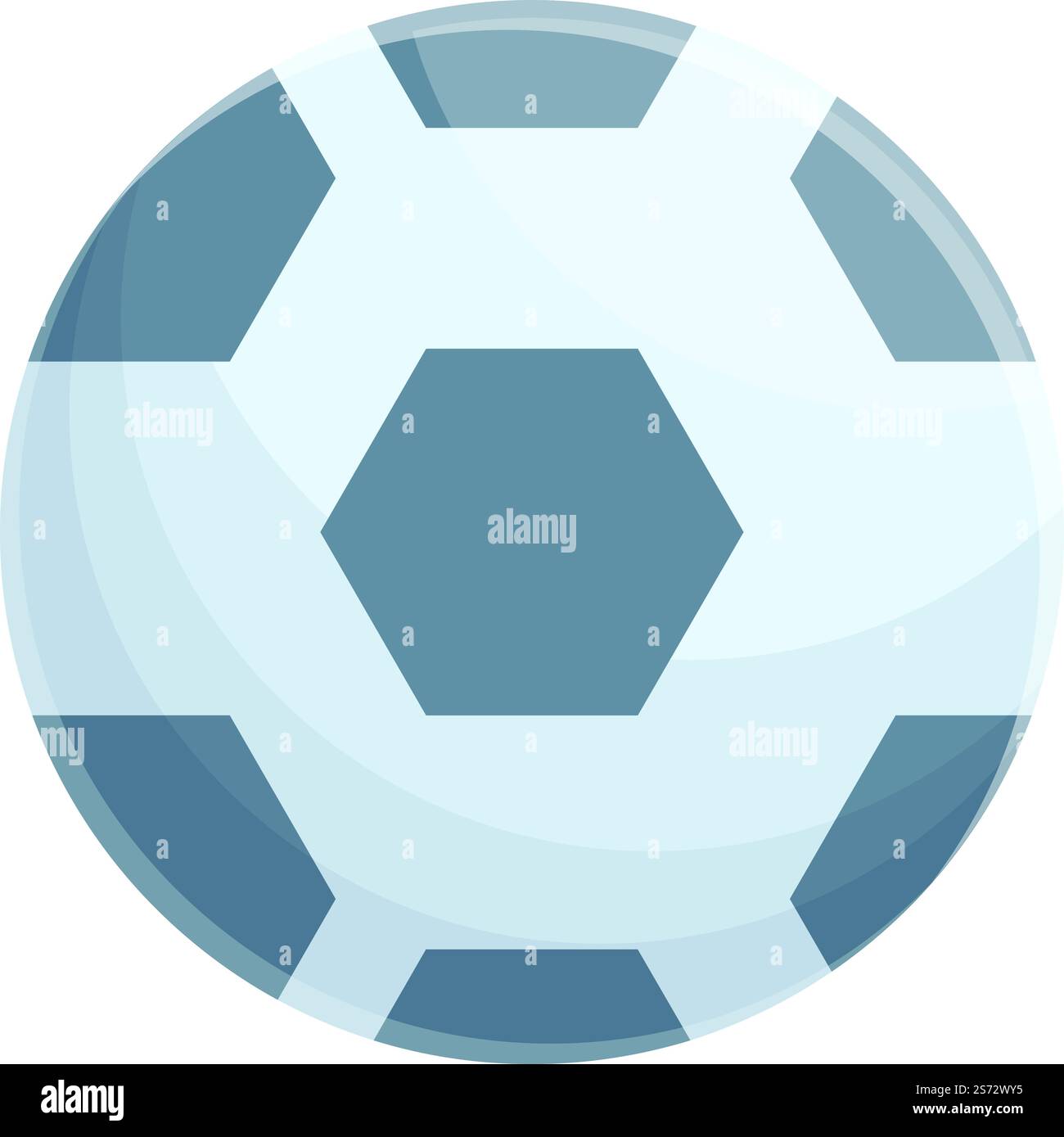 Vecteur de dessin animé d'icône de ballon de football. Magasin de jouets. Magasin pour enfants. Vecteur de dessin animé d'icône de ballon de football. Magasin de jouets Illustration de Vecteur