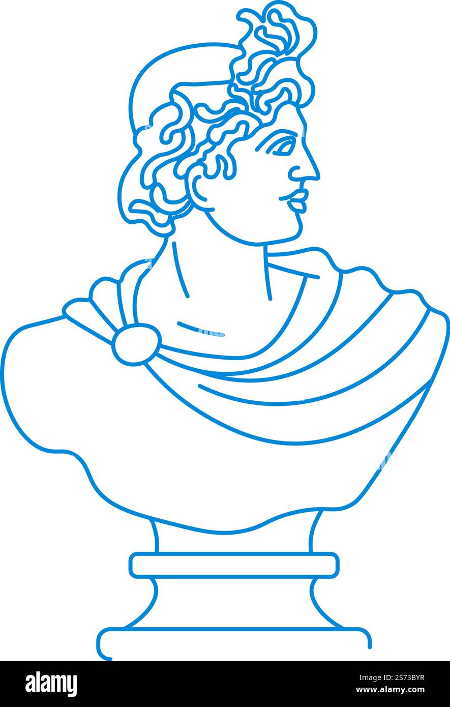 Empereur ou poète, ancien homme noble buste en pierre ou en marbre. Sculpture classique isolée de caractère masculin avec feuille de laurier sur la tête, culture grecque. Dessin au trait, esquisse minimaliste. Vecteur dans le style plat. Buste de l'homme, culture de sculpture grecque ou romaine Illustration de Vecteur Empereur ou poète, ancien homme noble buste en pierre ou en marbre. Sculpture classique isolée de caractère masculin avec feuille de laurier sur la tête, culture grecque. Dessin au trait, esquisse minimaliste. Vecteur dans le style plat. Buste de l'homme, culture de sculpture grecque ou romaine Illustration de Vecteur