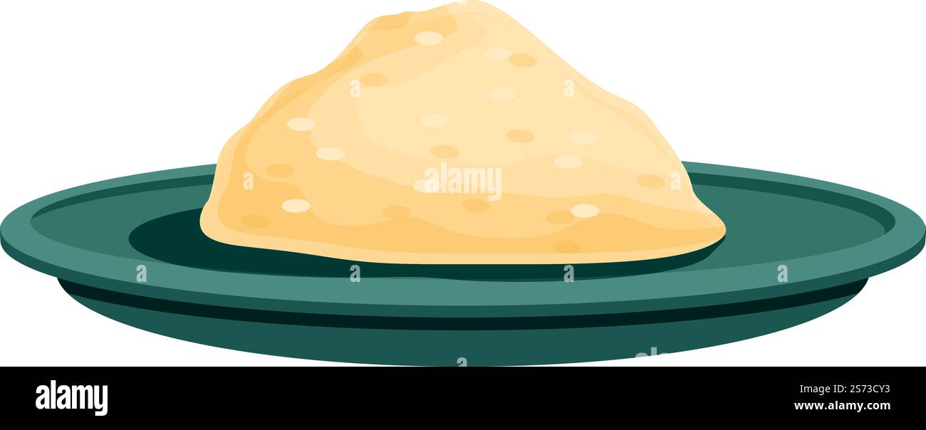 Vecteur de dessin animé d'icône de riz cuit. Cuisine brésilienne. Sauce aux haricots. Vecteur de dessin animé d'icône de riz cuit. Cuisine brésilienne Illustration de Vecteur