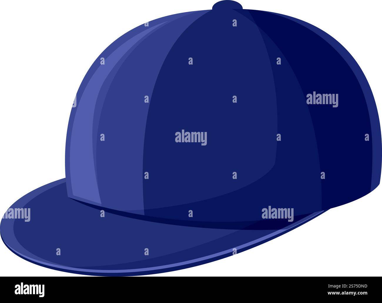 Vecteur de dessin animé d'icône de casquette de mode. Modèle de chapeau. Tenue de sport. Vecteur de dessin animé d'icône de casquette de mode. Modèle de chapeau Illustration de Vecteur