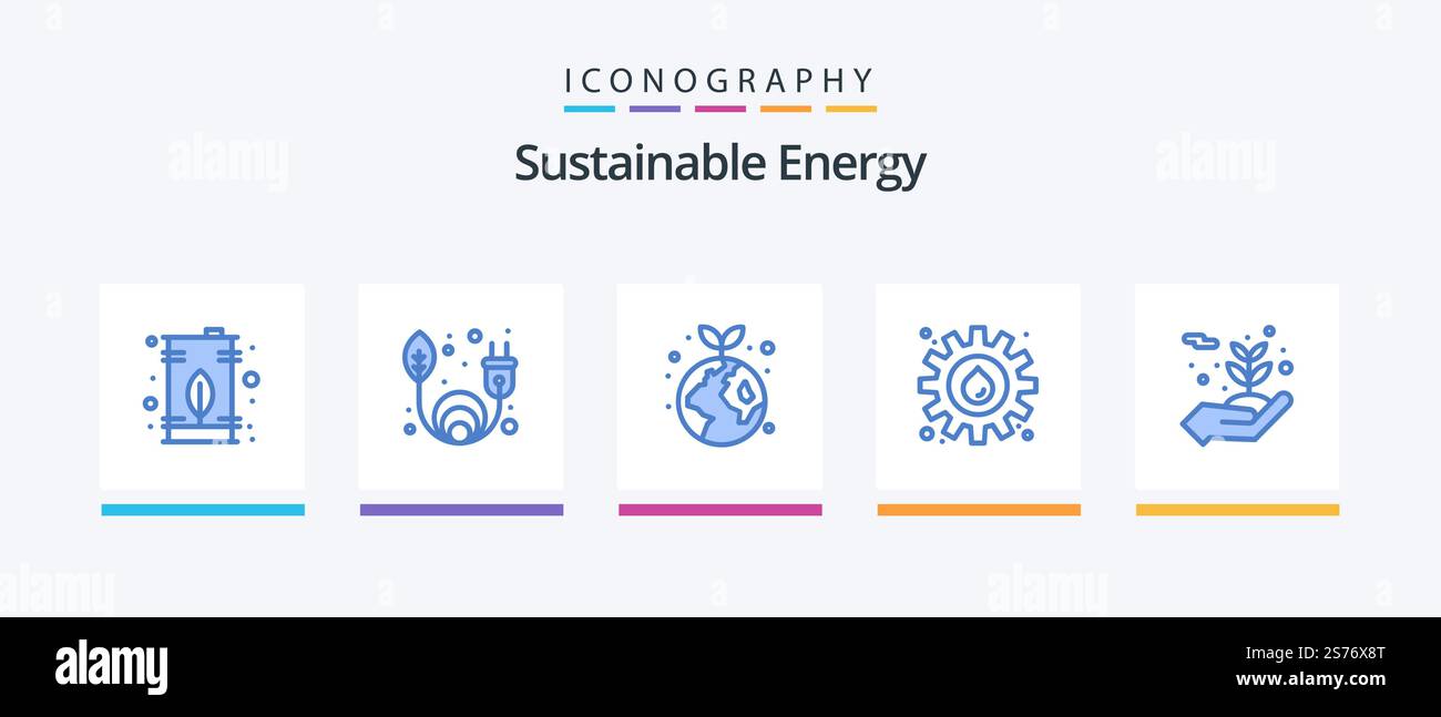 Pack Icon 5 bleu énergie durable incluant l'environnement. huile. masse. industrie. énergie. Création d'icônes créatives Illustration de Vecteur Pack Icon 5 bleu énergie durable incluant l'environnement. huile. masse. industrie. énergie. Création d'icônes créatives Illustration de Vecteur