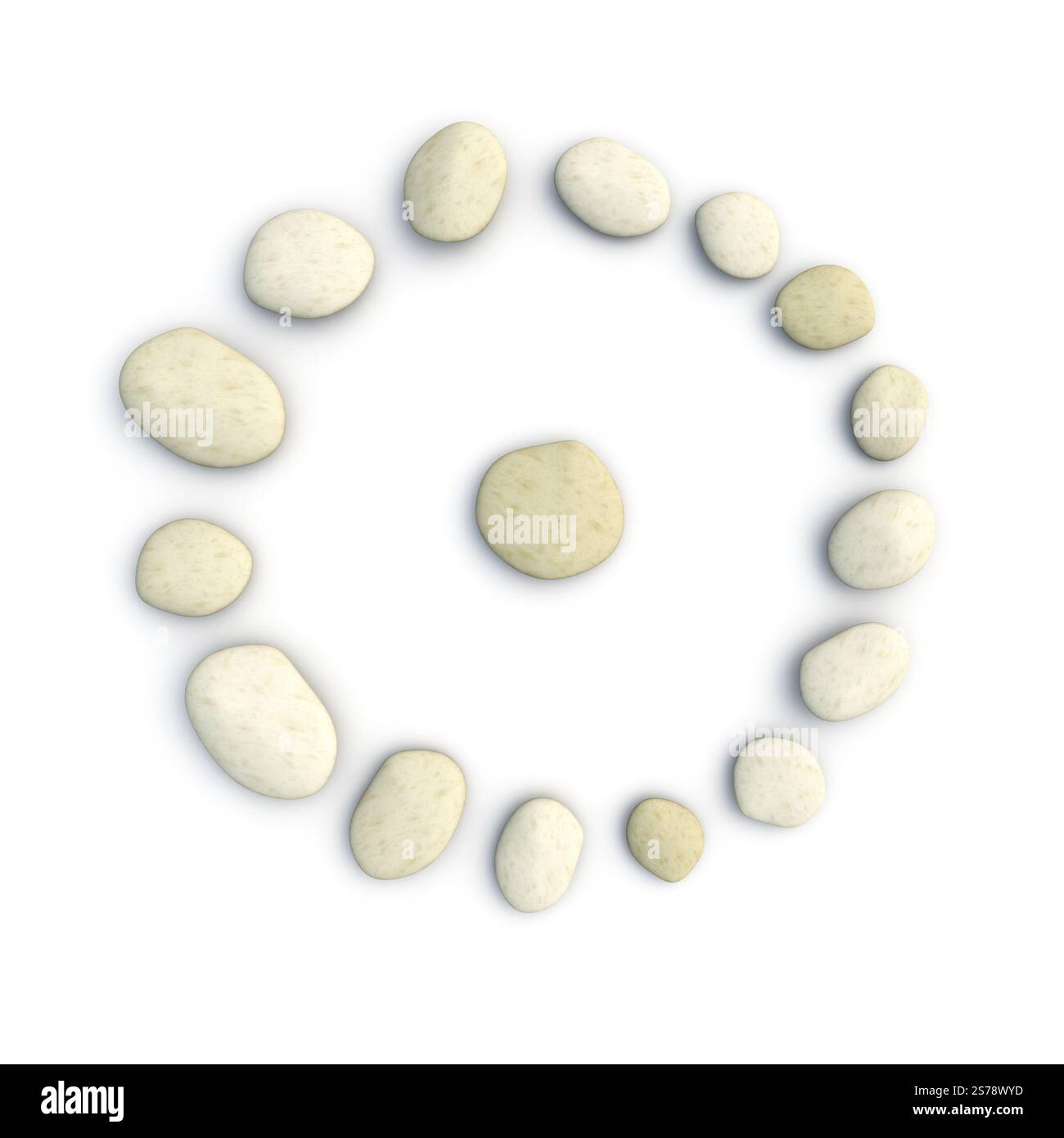 Une image d'un cercle de pierres de nice Banque D'Images