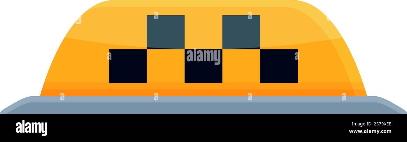 Vecteur de dessin animé d'icône de cabine de taxi. Commande mobile. Emplacement de la circulaire. Vecteur de dessin animé d'icône de cabine de taxi. Commande mobile Illustration de Vecteur