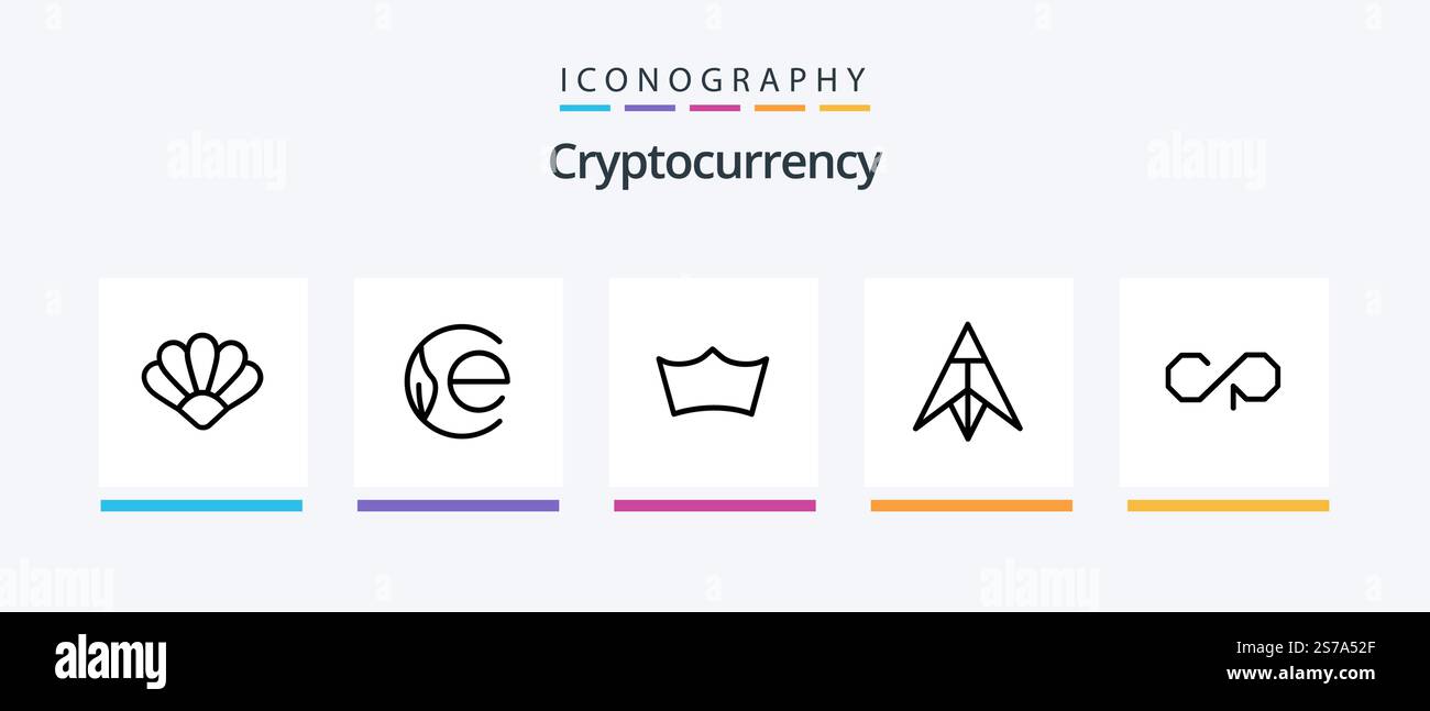 Pack d'icônes de la gamme 5 de crypto-monnaies comprenant une pièce. monnaie cryptographique. pièce de terre. crypto. dubaicoin. Création d'icônes créatives Illustration de Vecteur Pack d'icônes de la gamme 5 de crypto-monnaies comprenant une pièce. monnaie cryptographique. pièce de terre. crypto. dubaicoin. Création d'icônes créatives Illustration de Vecteur