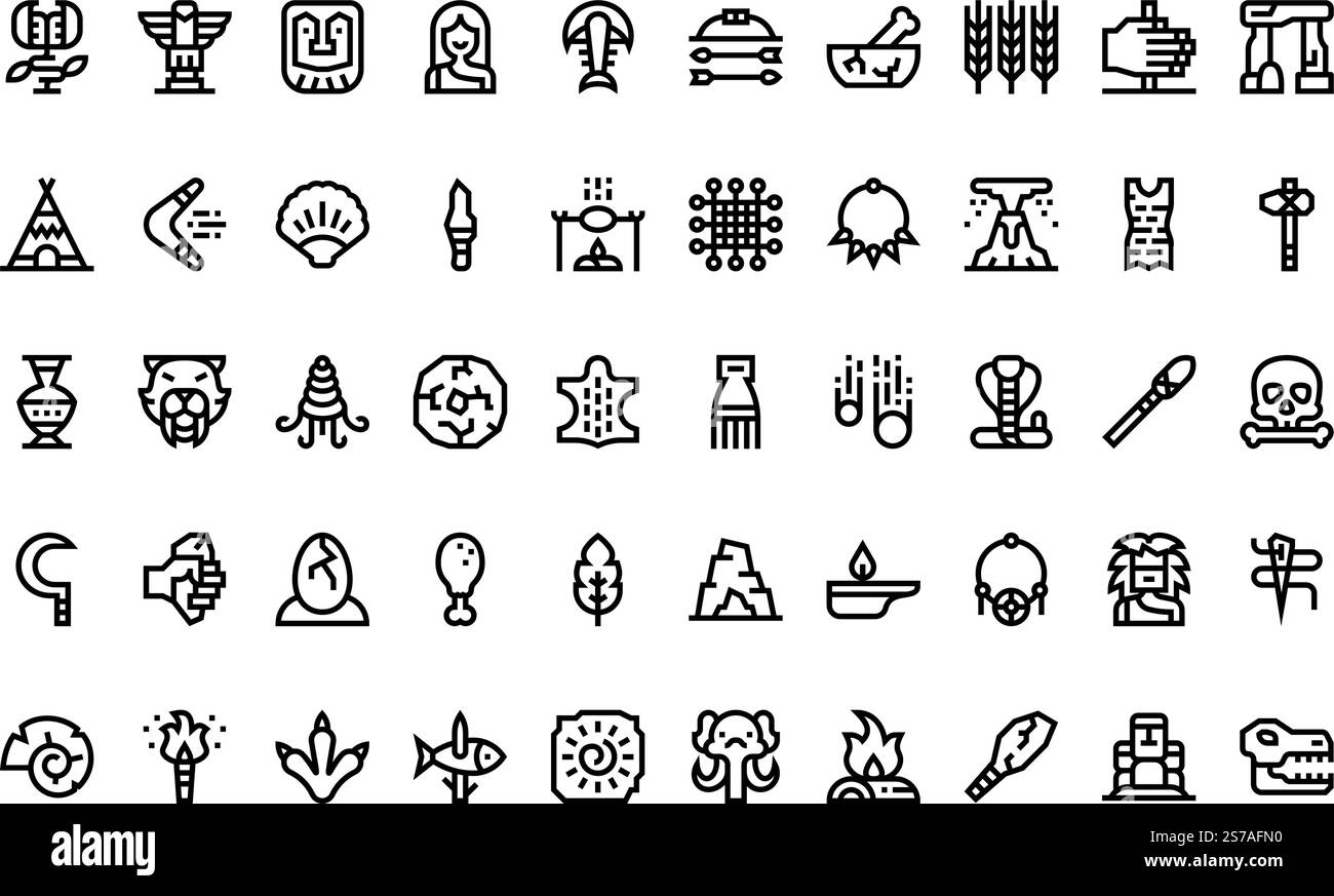 Collection d'icônes vectorielles de haute qualité avec contour modifiable. Idéal pour les projets professionnels et créatifs. Illustration de Vecteur