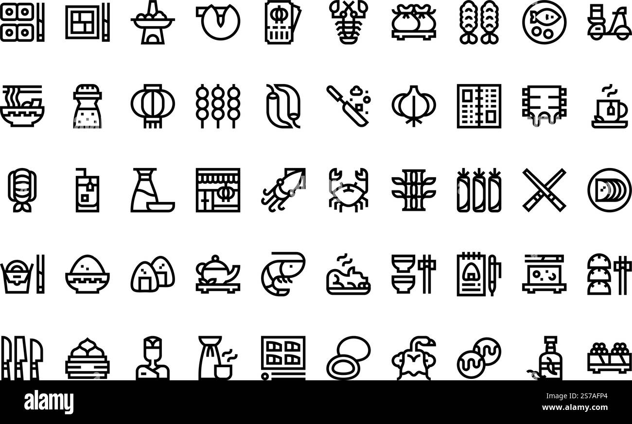 Collection d'icônes vectorielles de haute qualité avec contour modifiable. Idéal pour les projets professionnels et créatifs. Illustration de Vecteur