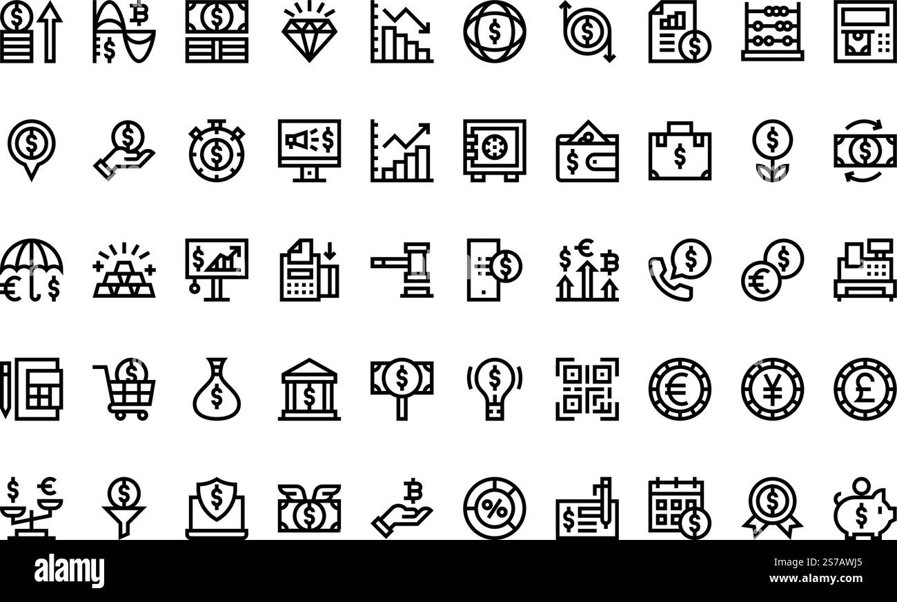 Collection d'icônes vectorielles de haute qualité avec contour modifiable. Idéal pour les projets professionnels et créatifs. Illustration de Vecteur