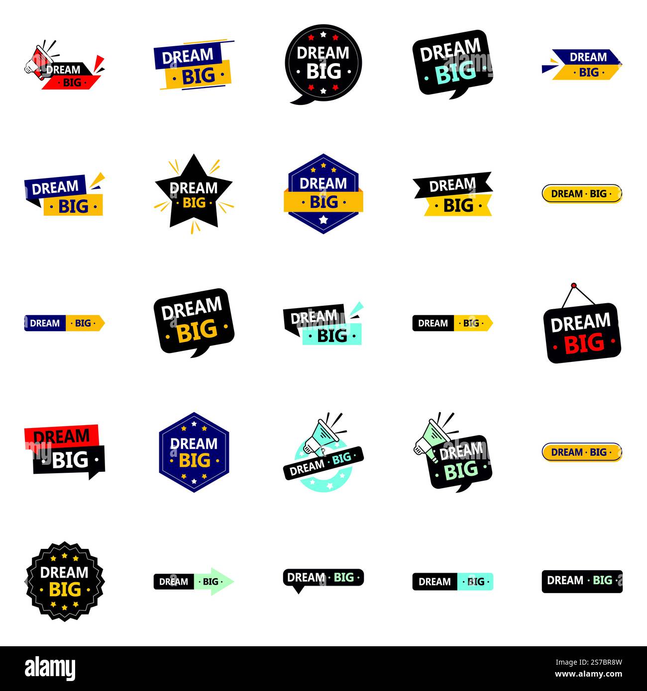 25 Images vectorielles innovantes pour nourrir vos rêves et vos ambitions Illustration de Vecteur