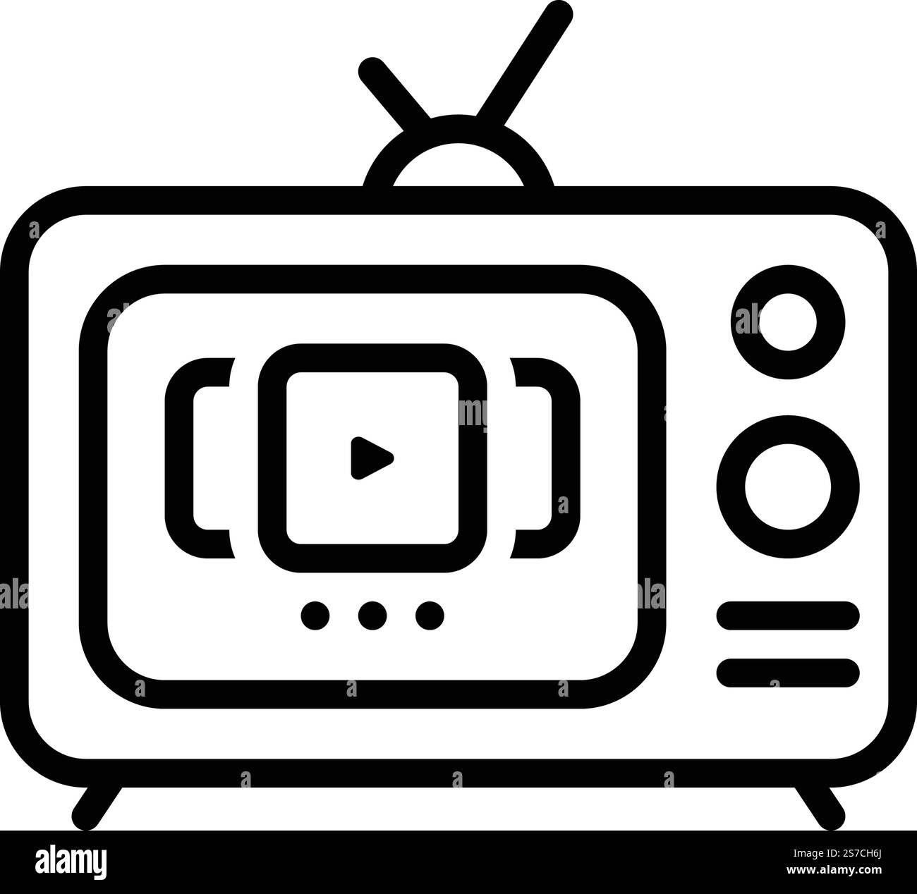 Icône de série, concaténation Illustration de Vecteur