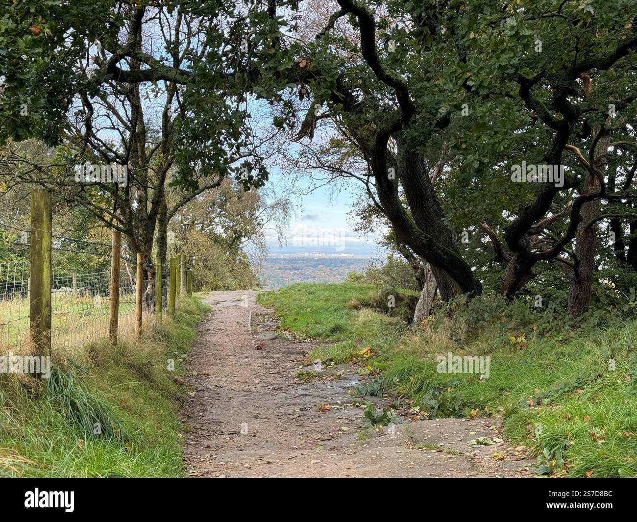 Sentier Alderley Edge Banque D'Images