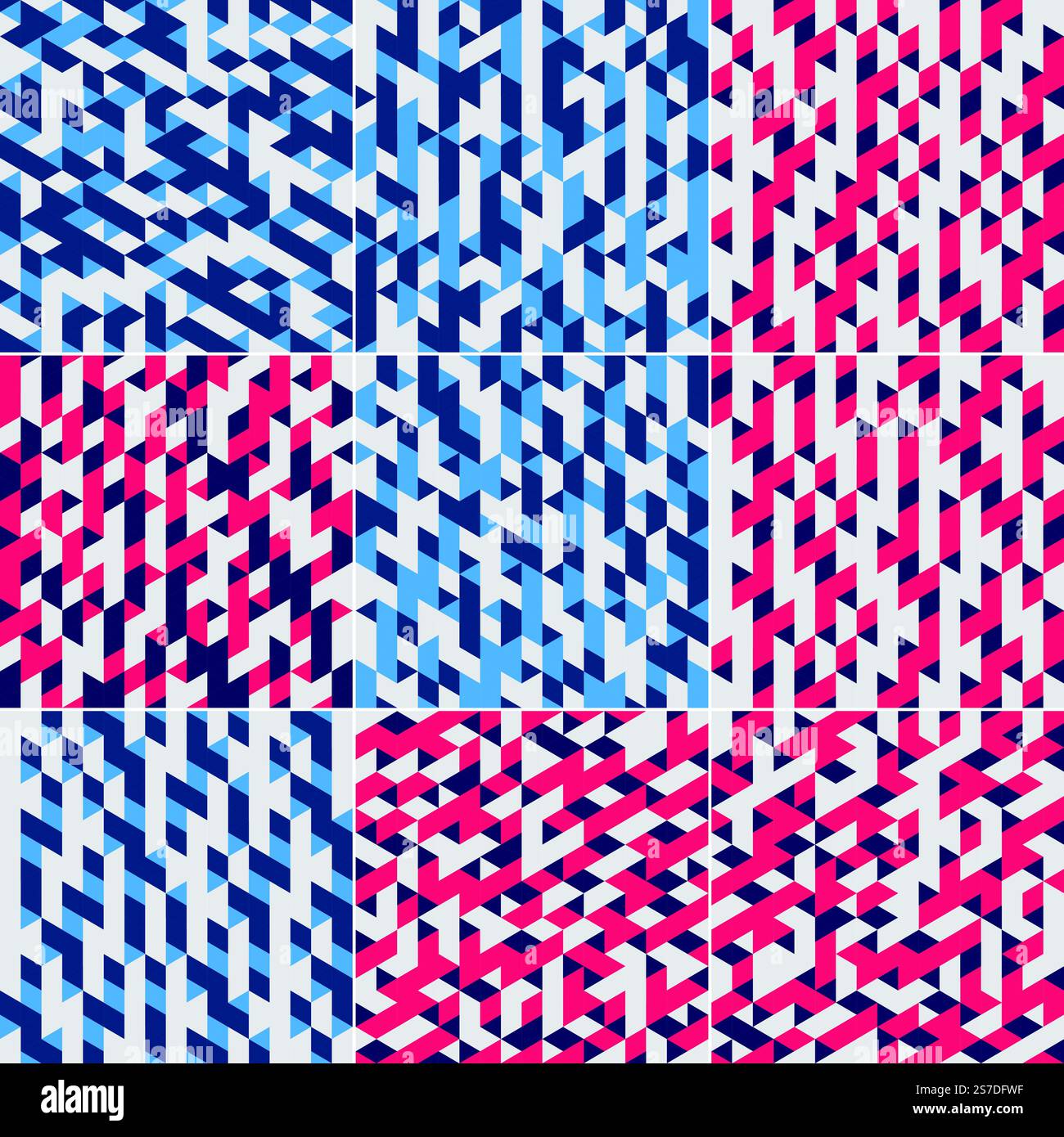 Un ensemble de couvertures de feuille de titre avec des formes isométriques colorées et des lignes qui se chevauchent. Cet ensemble est adapté pour une utilisation comme couvercles. pancartes. affiches. prospectus. et de bannières. Illustration de Vecteur