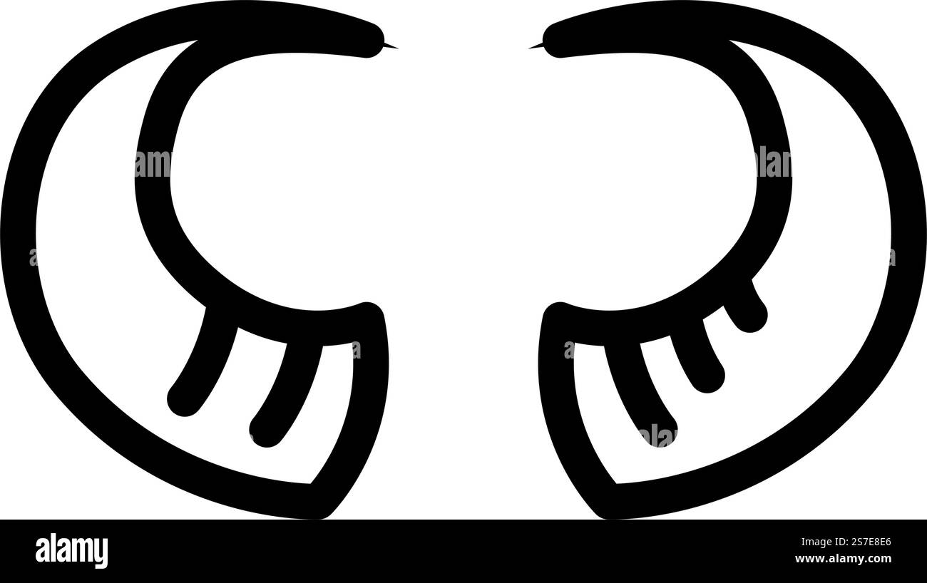 vecteur d'icône de ligne d'animal de corne de taureau. panneau pour animaux en corne de taureau. illustration noire du symbole de contour isolé. illustration vectorielle d'icône de ligne d'animal de corne de taureau Illustration de Vecteur vecteur d'icône de ligne d'animal de corne de taureau. panneau pour animaux en corne de taureau. illustration noire du symbole de contour isolé. illustration vectorielle d'icône de ligne d'animal de corne de taureau Illustration de Vecteur